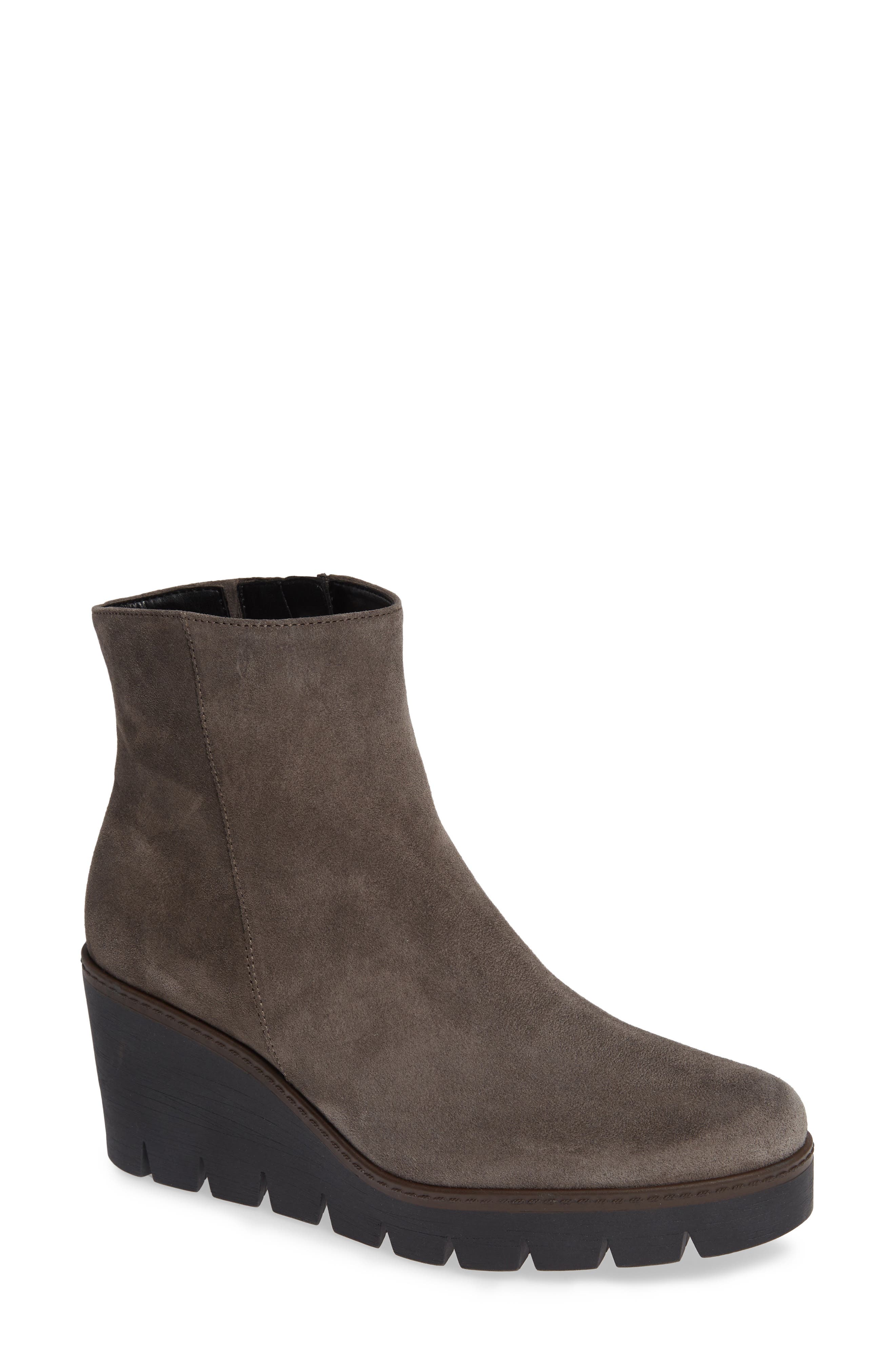Gabor Friendly Wedge Bootie- Grey