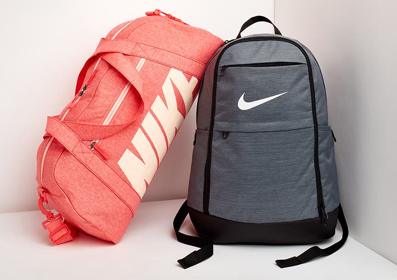 Nike gym bags.