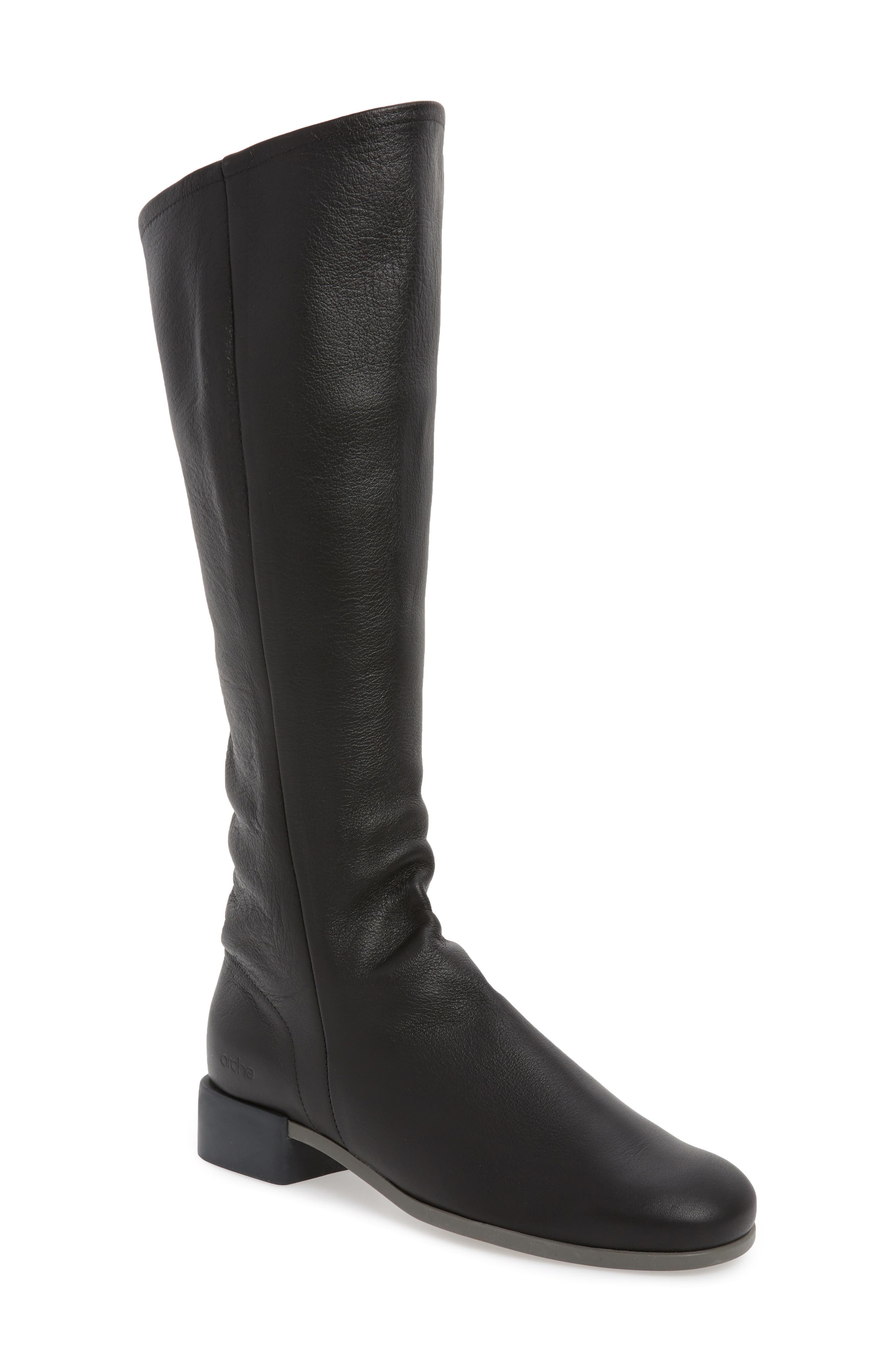 Arche Twigbo Knee High Boot, Black