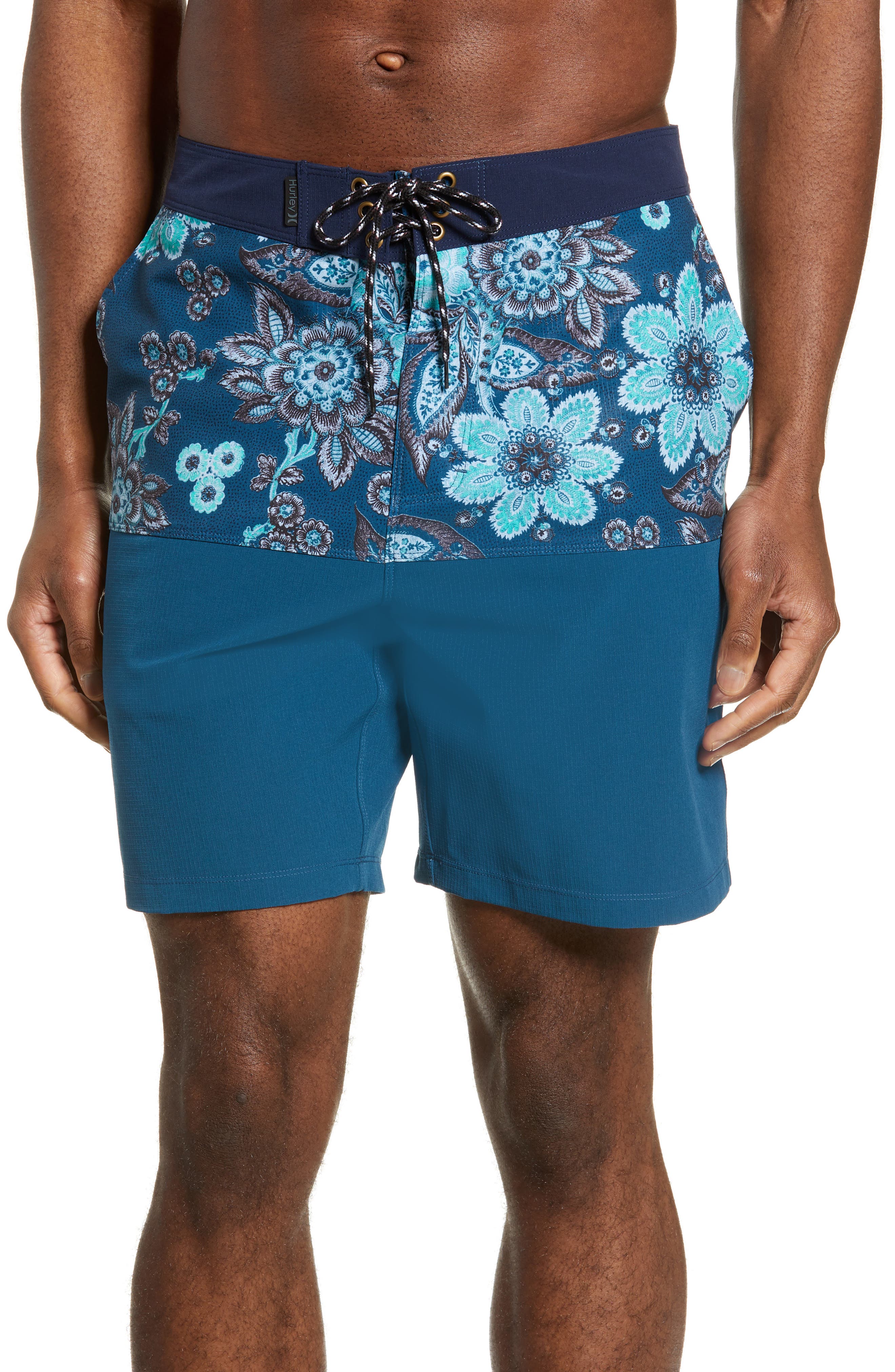 Hurley Phantom Melody Beachside Board Shorts, Blue