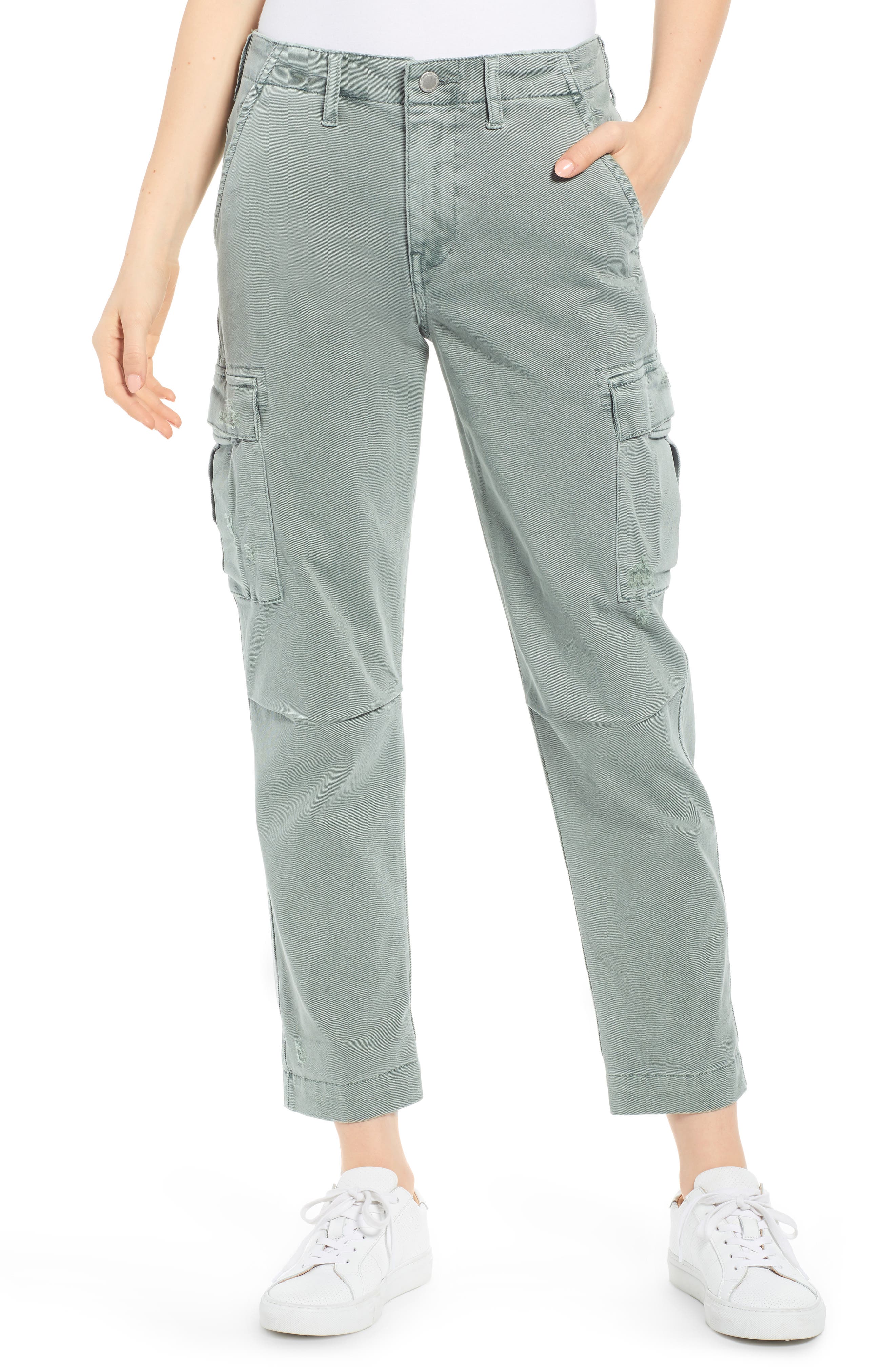 Hudson Jeans Jane Relaxed Cargo Pants, Green