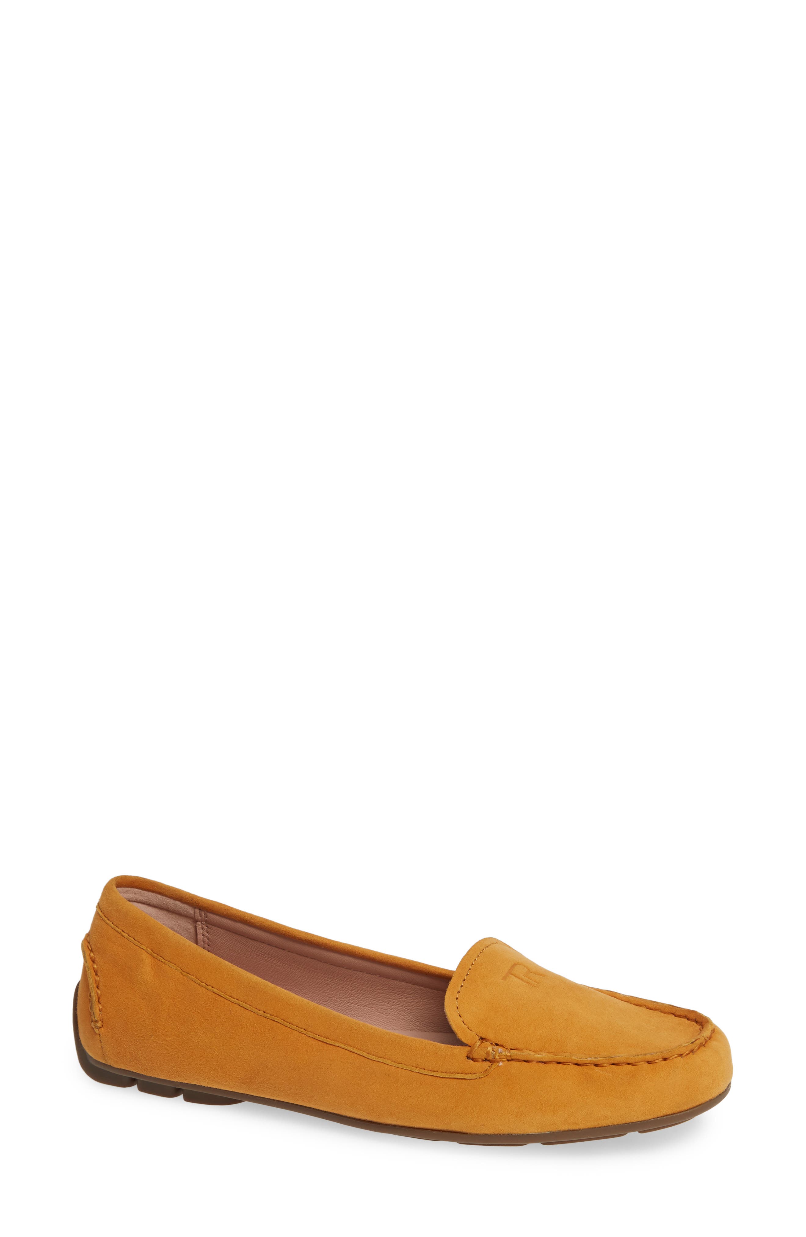 Taryn Rose Karen Water Resistant Driving Loafer- Yellow
