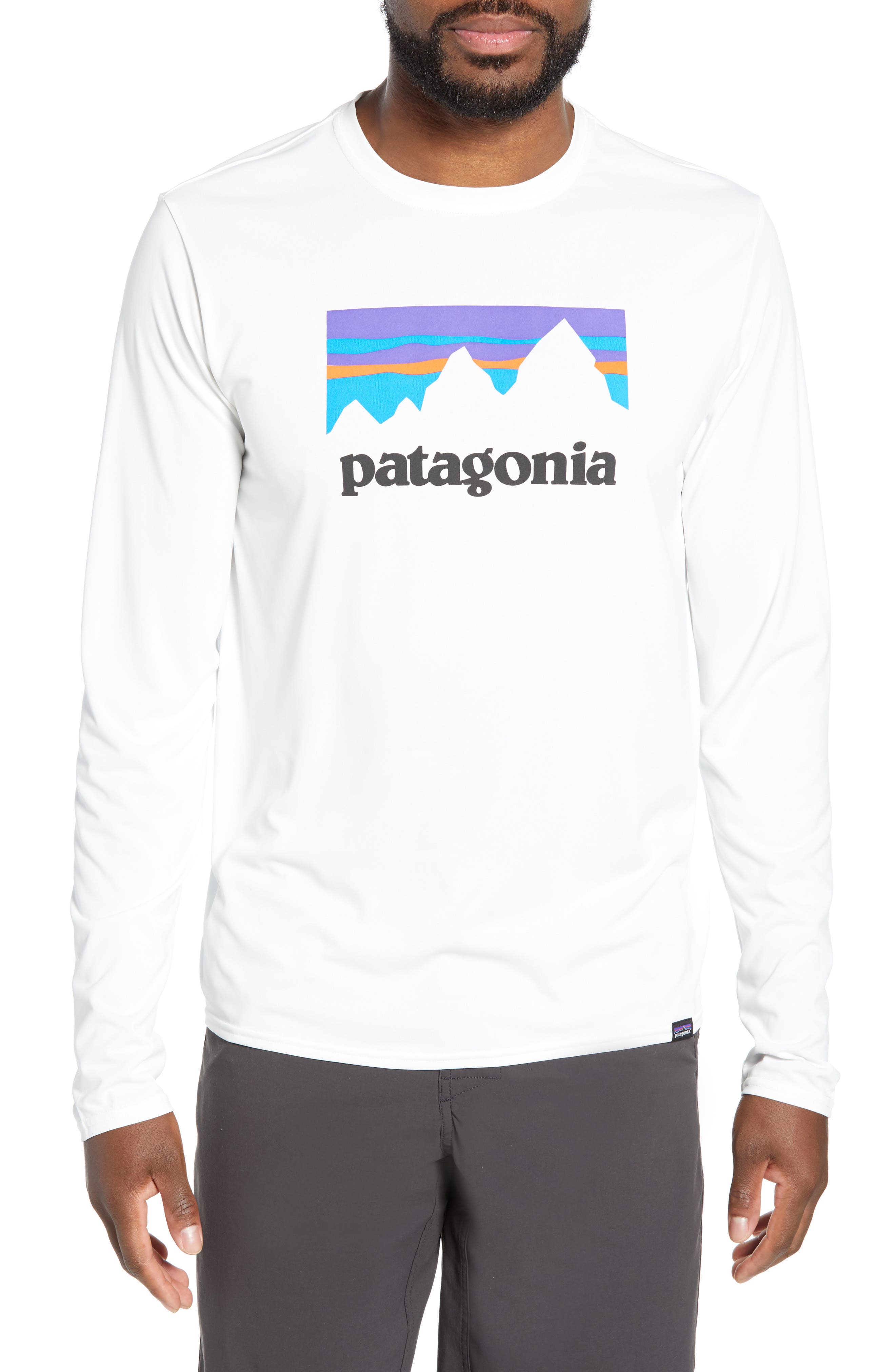 Patagonia Capilene Cool Daily Long Sleeve T-Shirt, White