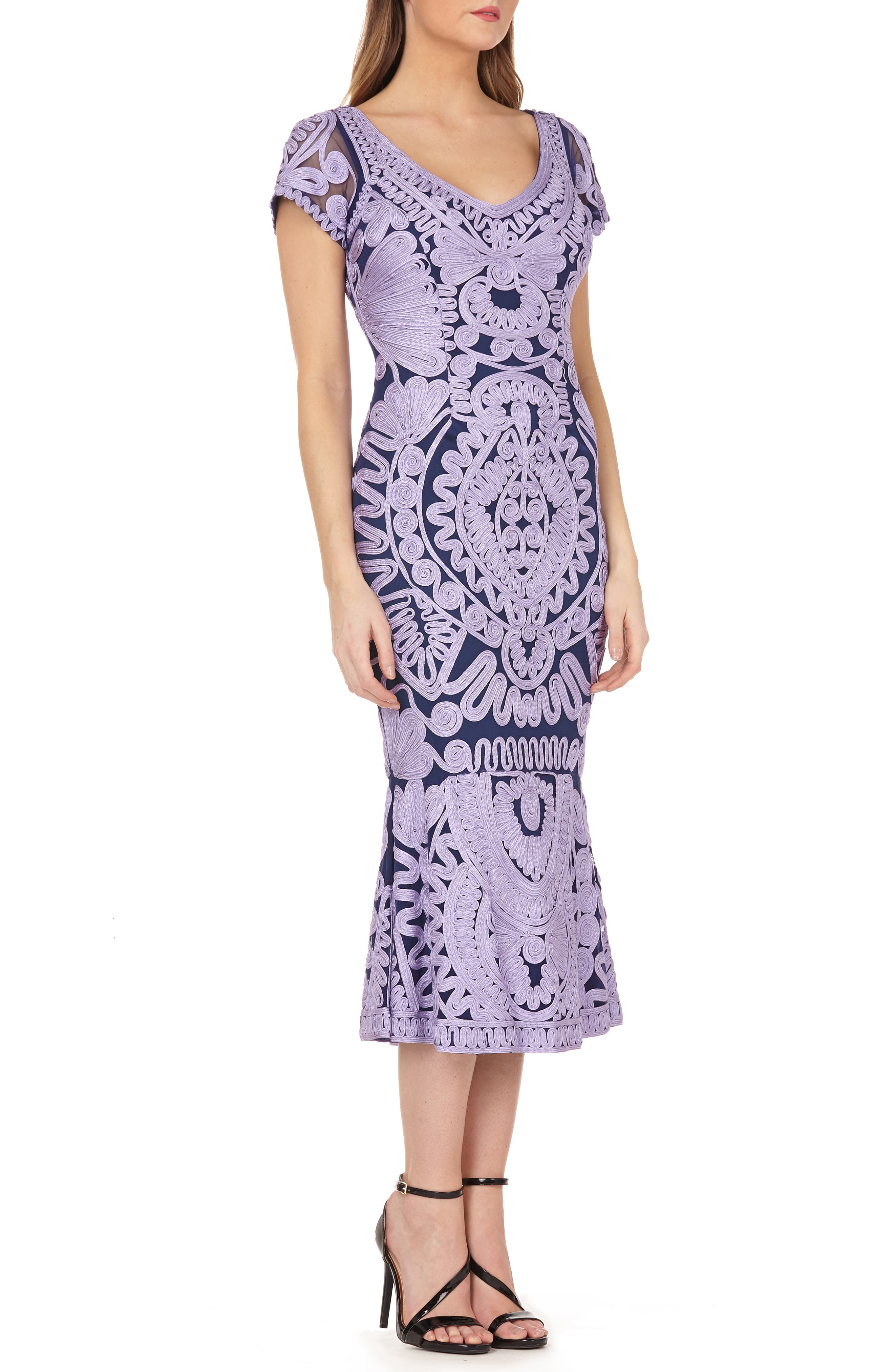 Js Collections Soutache Trumpet Dress
