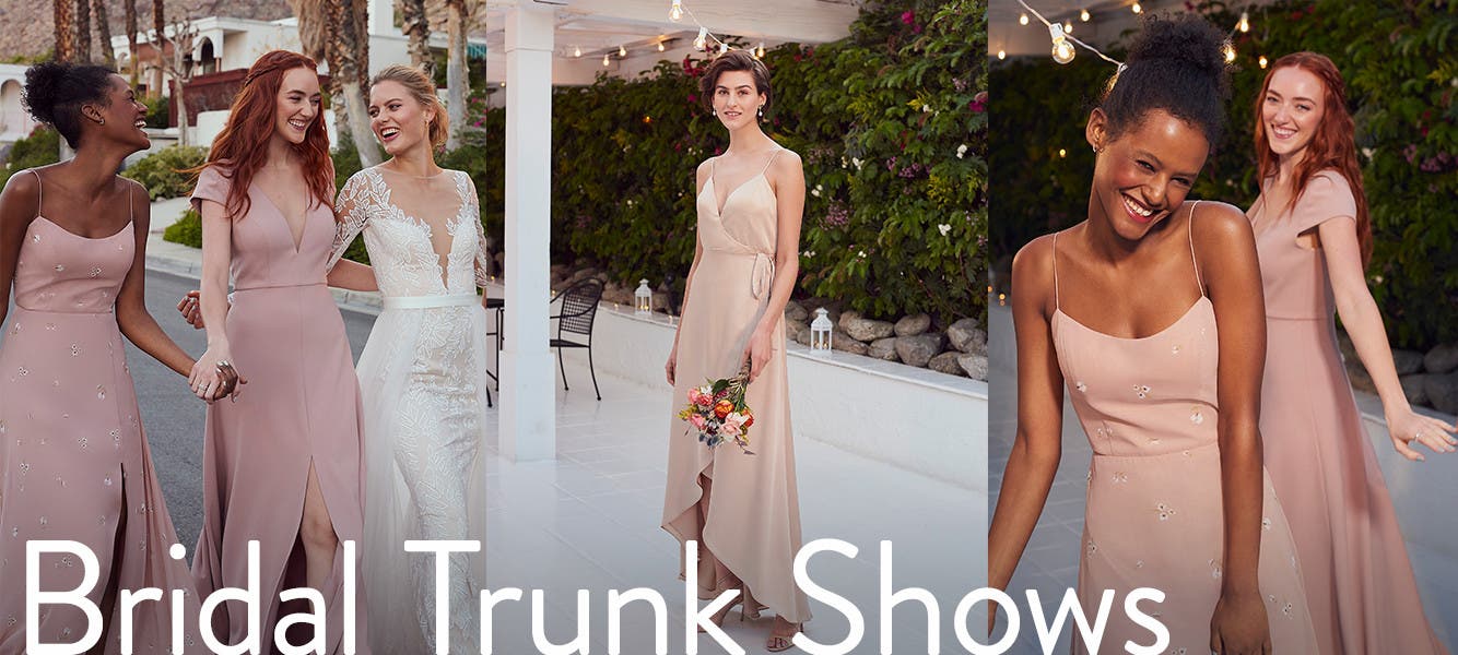 Bridal trunk shows.