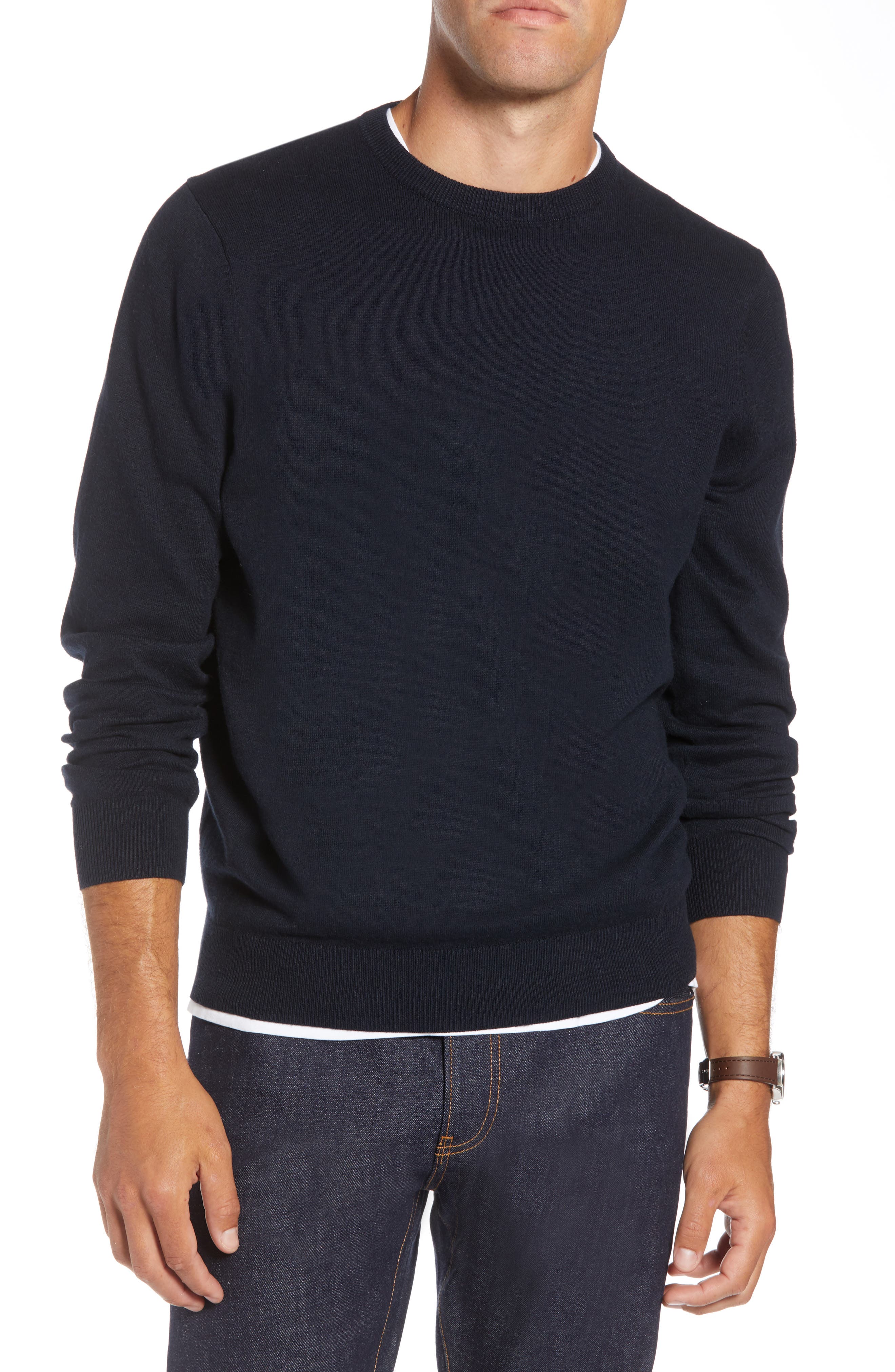 1901 Regular Fit Crewneck Sweater, Blue