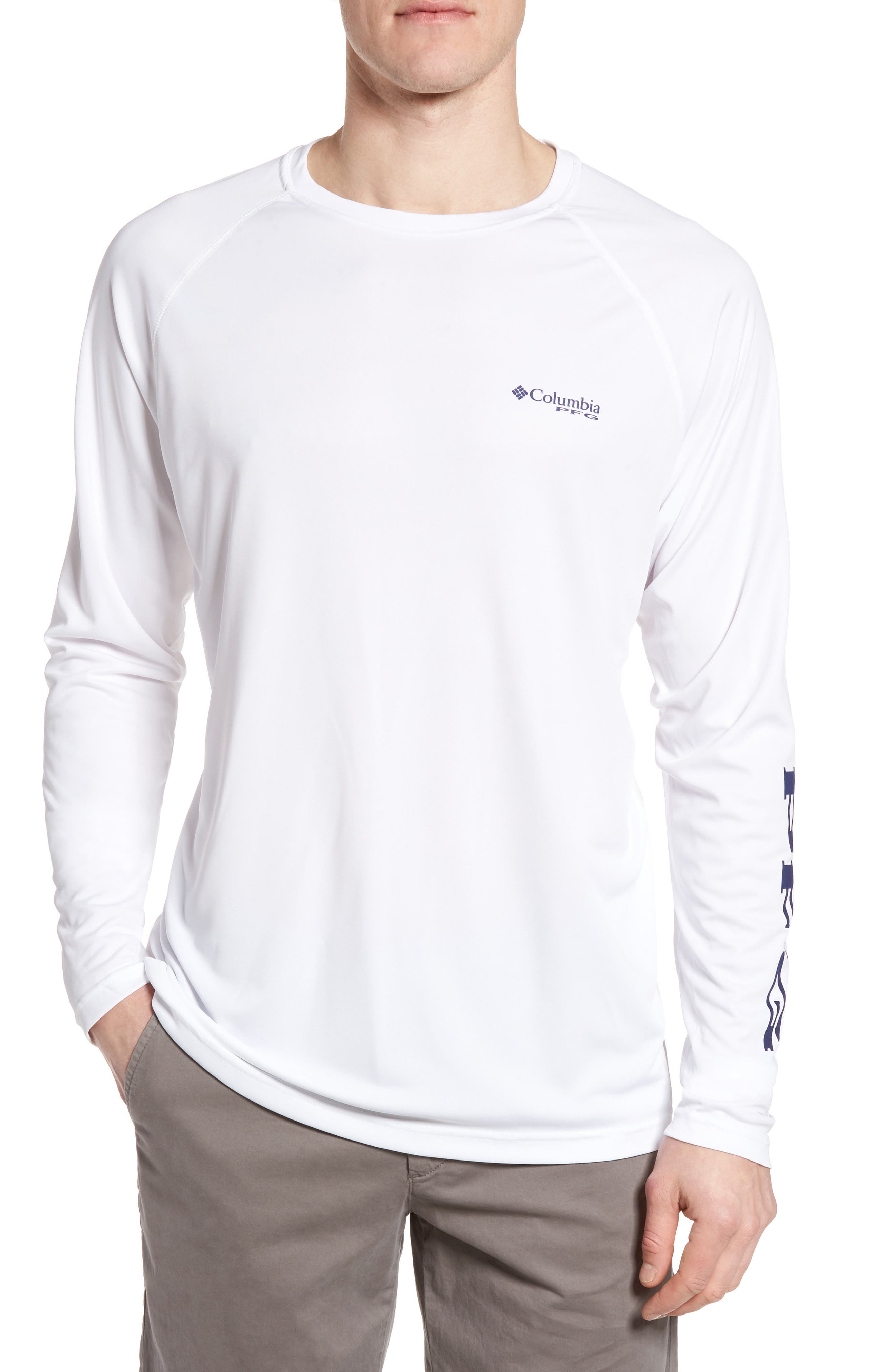 UPC 886108842410 product image for Men's Columbia Pfg Terminal Tackle Performance Long Sleeve T-Shirt, Size Medium  | upcitemdb.com