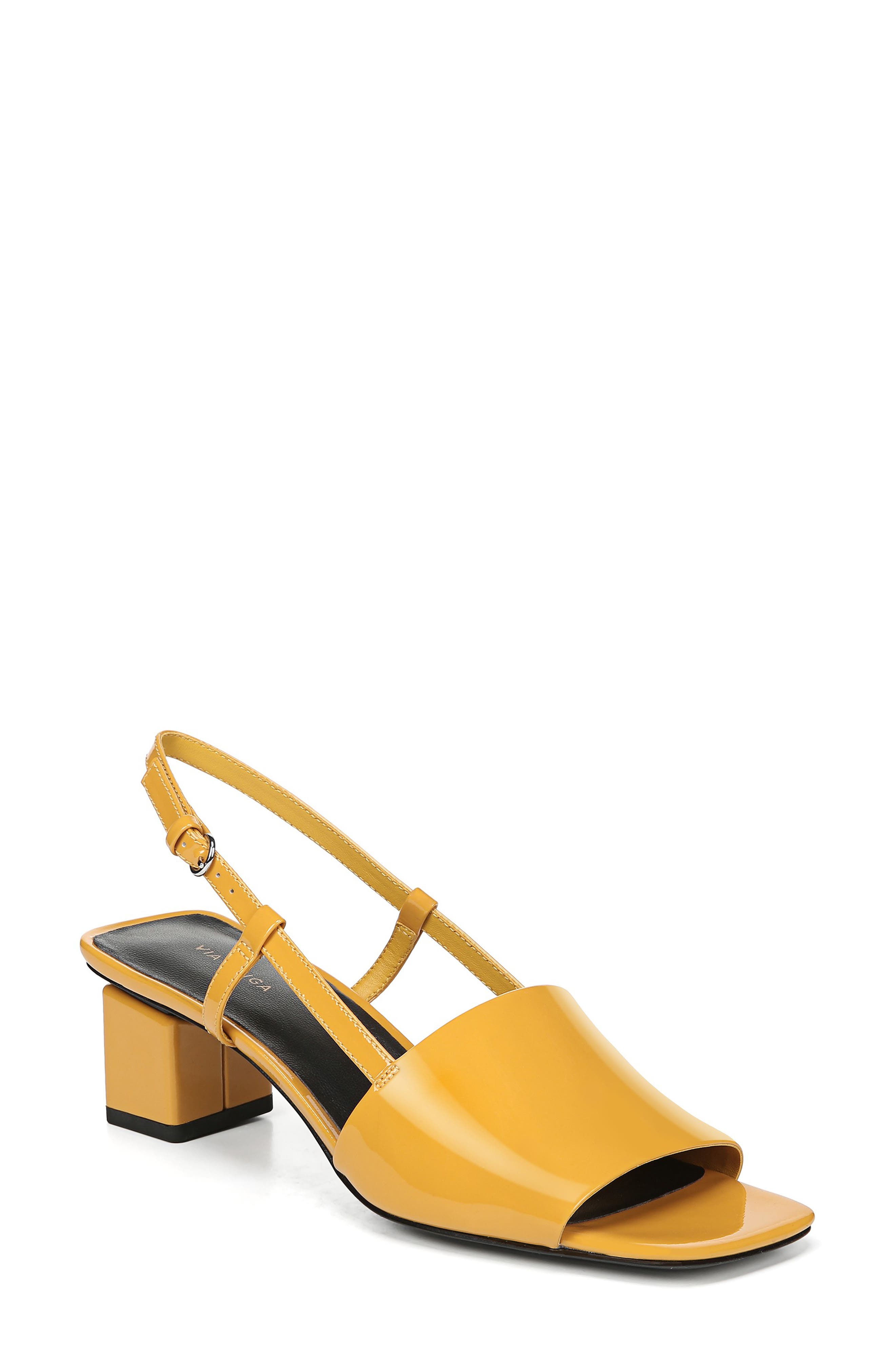 Via Spiga Florian Slingback Sandal- Yellow