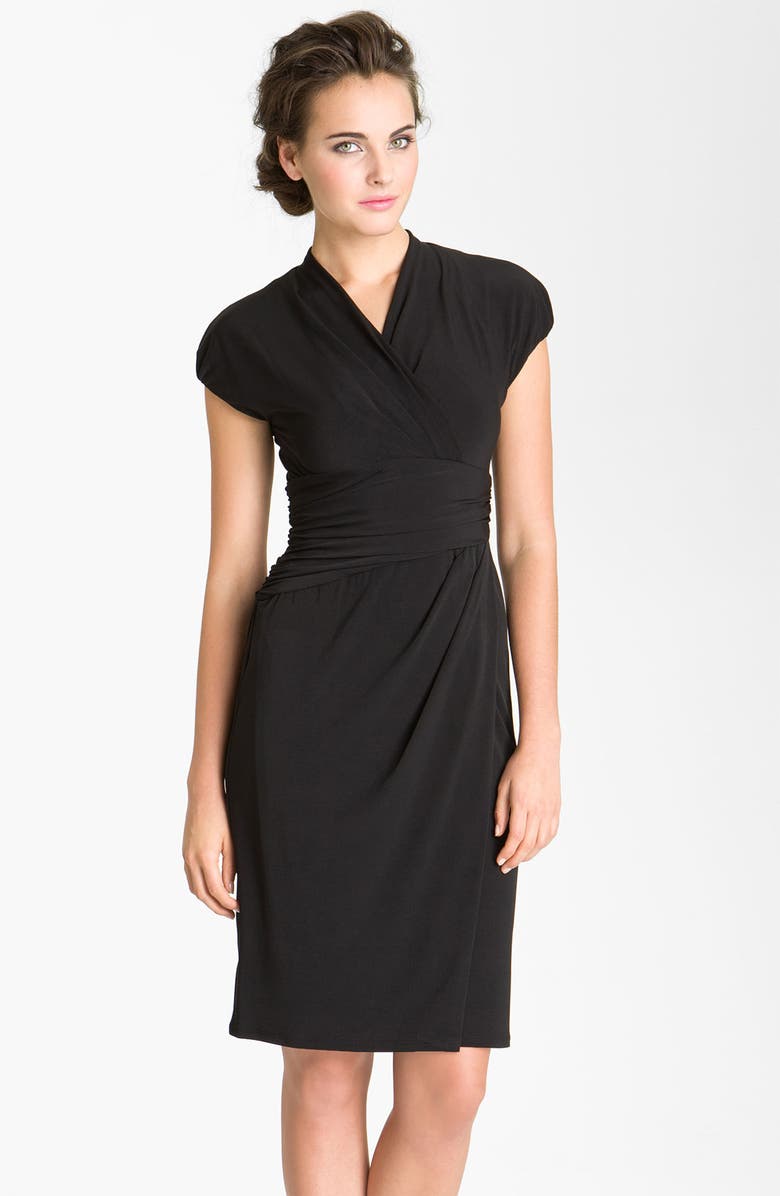Ivy & Blu Ruched Faux Wrap Dress | Nordstrom