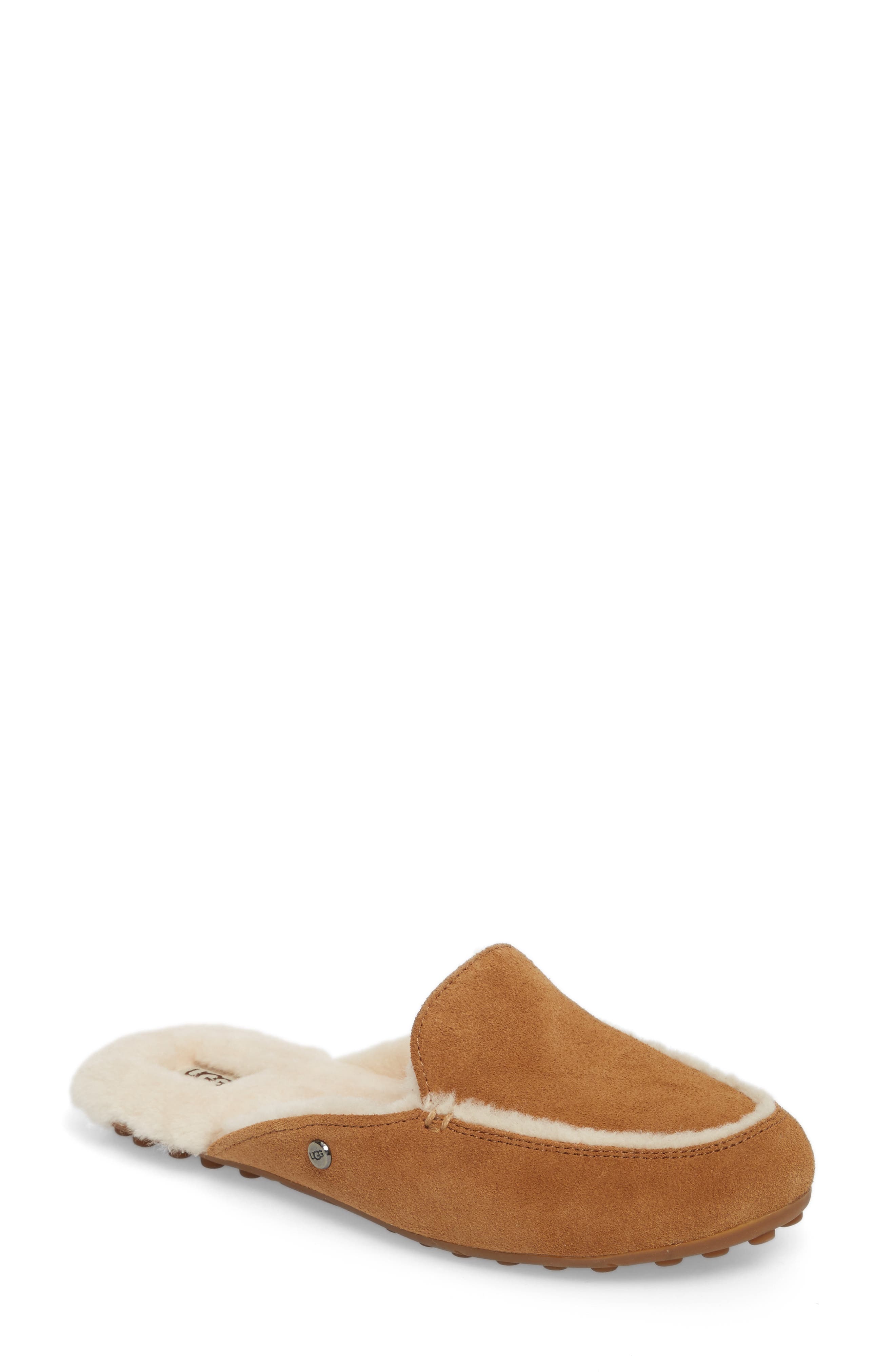 Ugg Lane Genuine Shearling Slipper, Brown