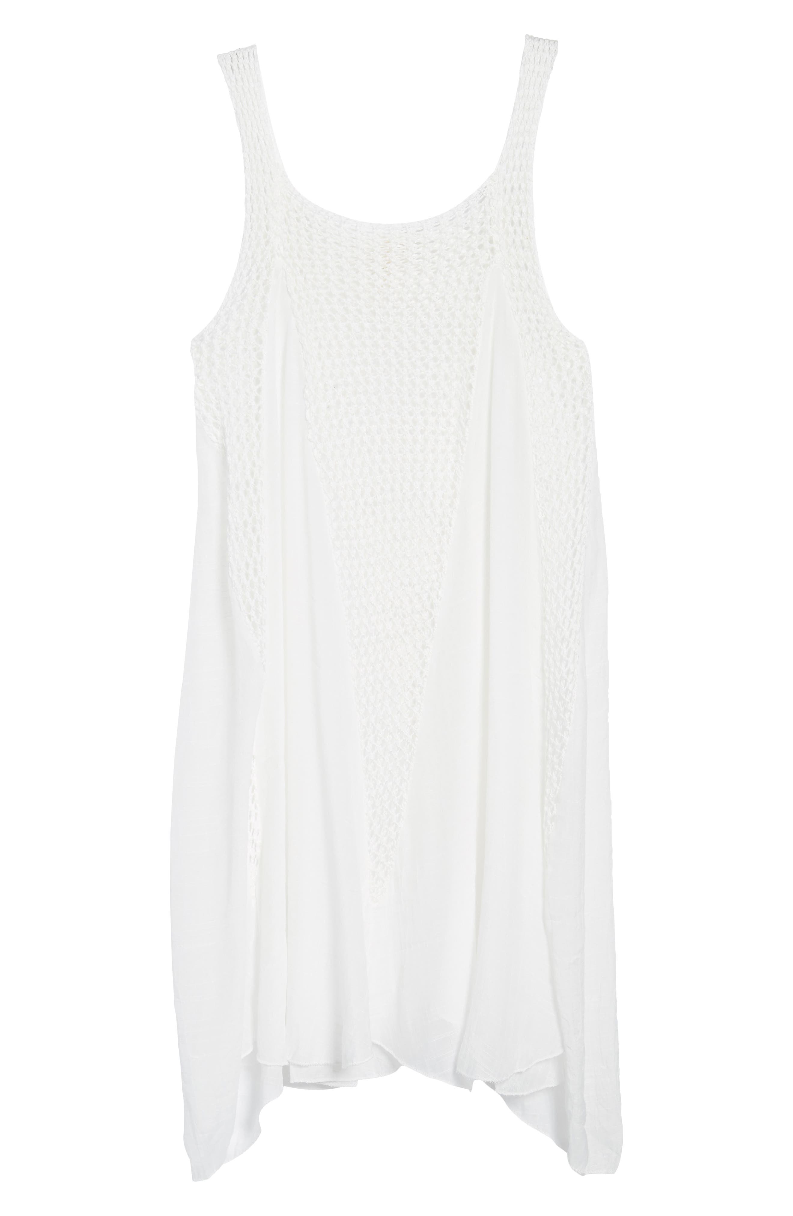 Elan Crochet Inset Cover-Up Dress