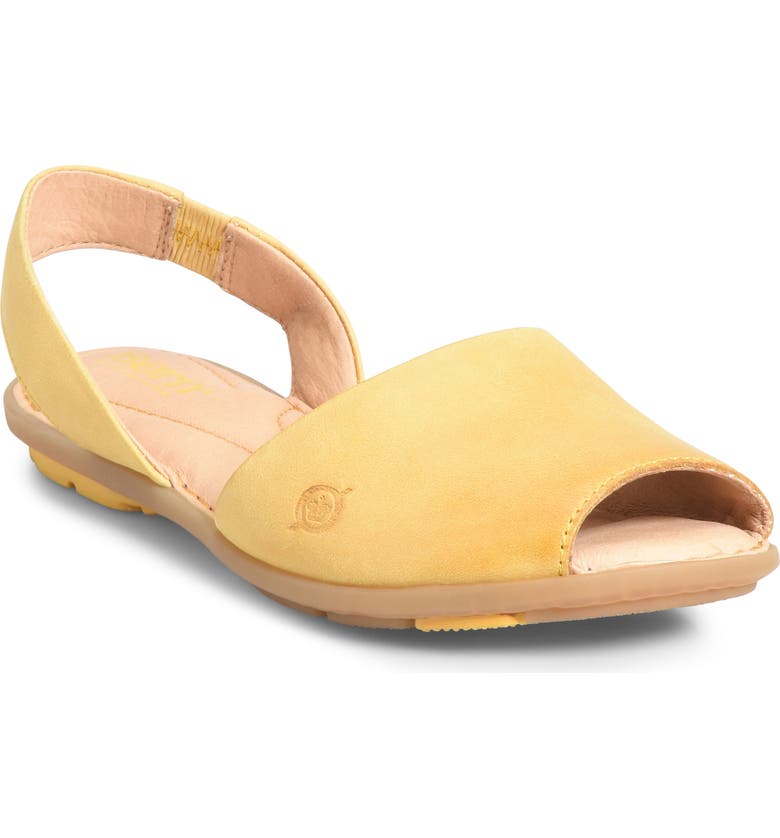 Trang Sandal, Main, color, YELLOW LEATHER