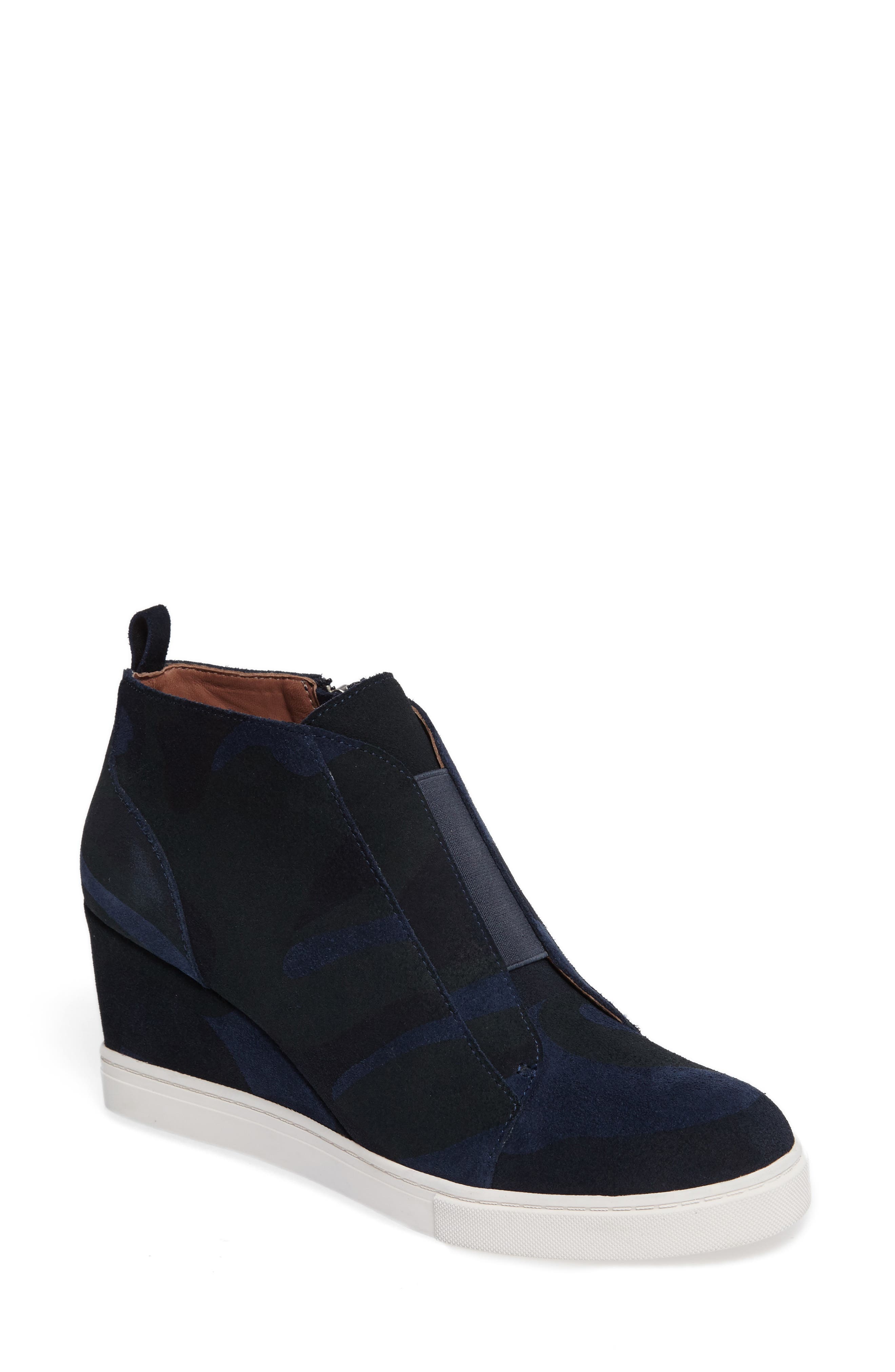 Linea Paolo Felicia Wedge Bootie, Blue