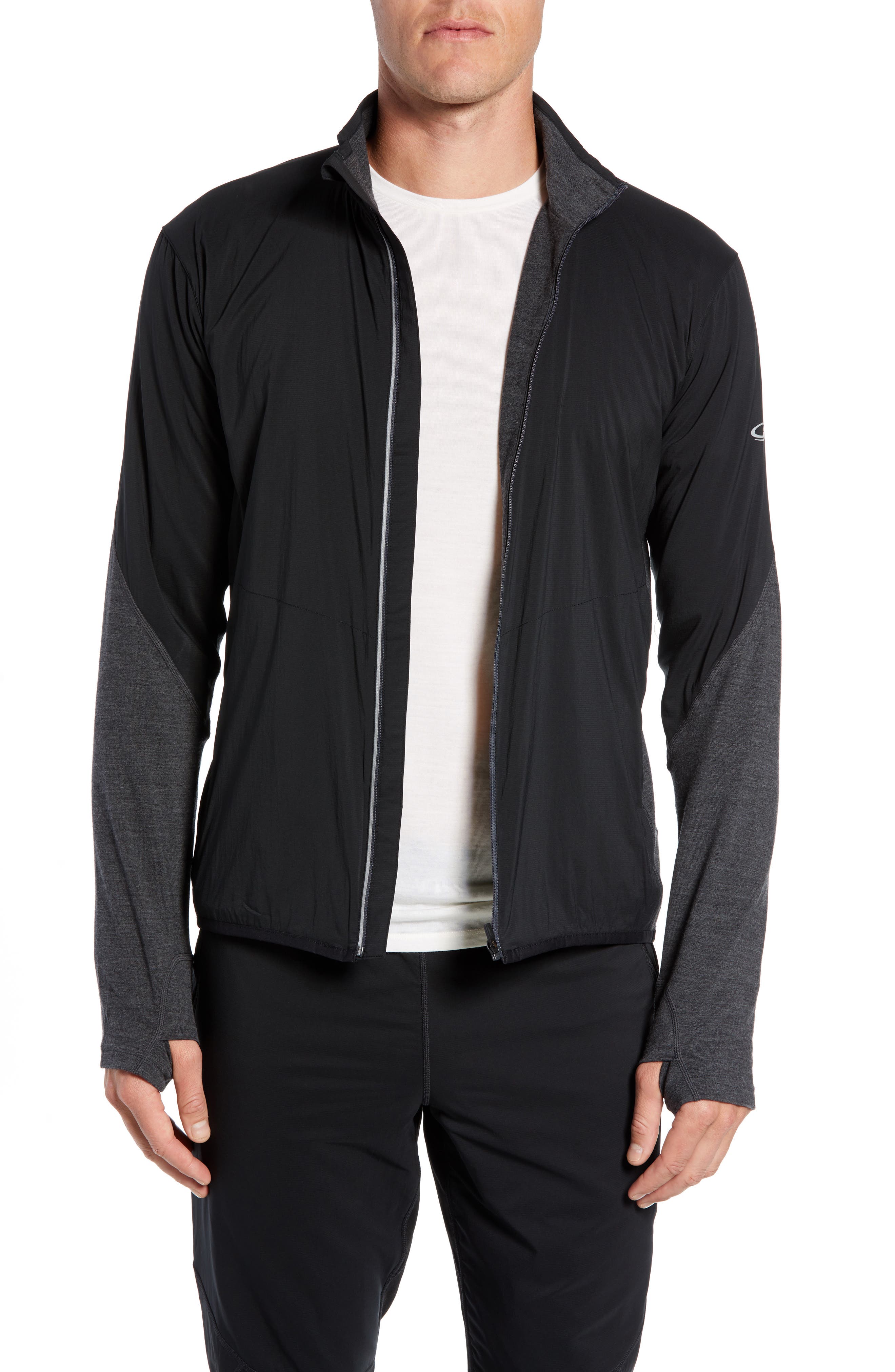 Icebreaker Tech Trainer Hybrid Jacket, Black
