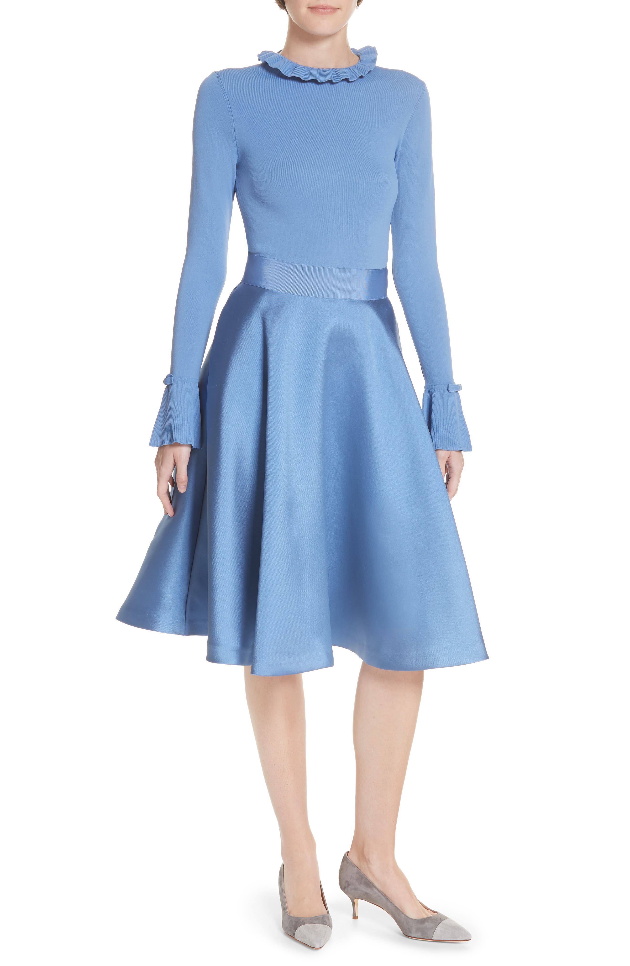 Ted Baker London Zadi Fit & Flare Dress, Blue