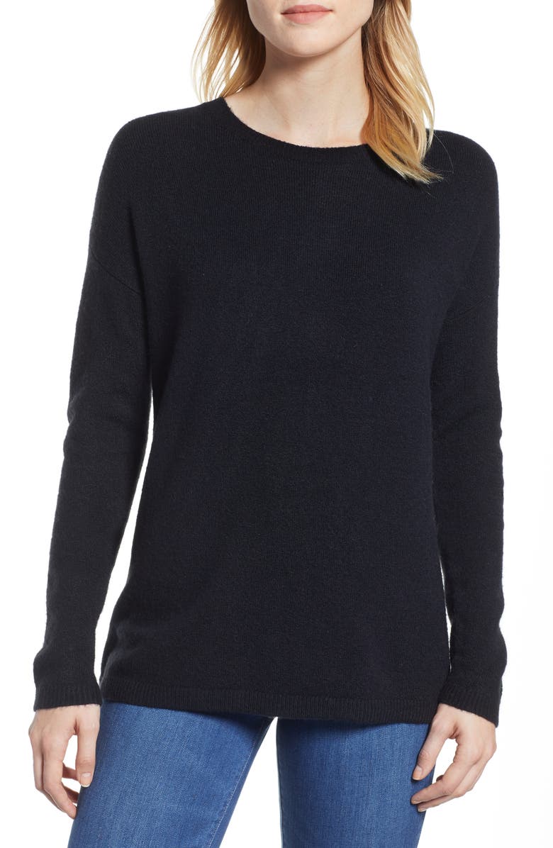 Halogen® Bow Back Sweater (Regular & Petite) | Nordstrom