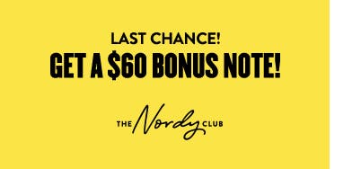 Last chance! Get a $60 Bonus Note.