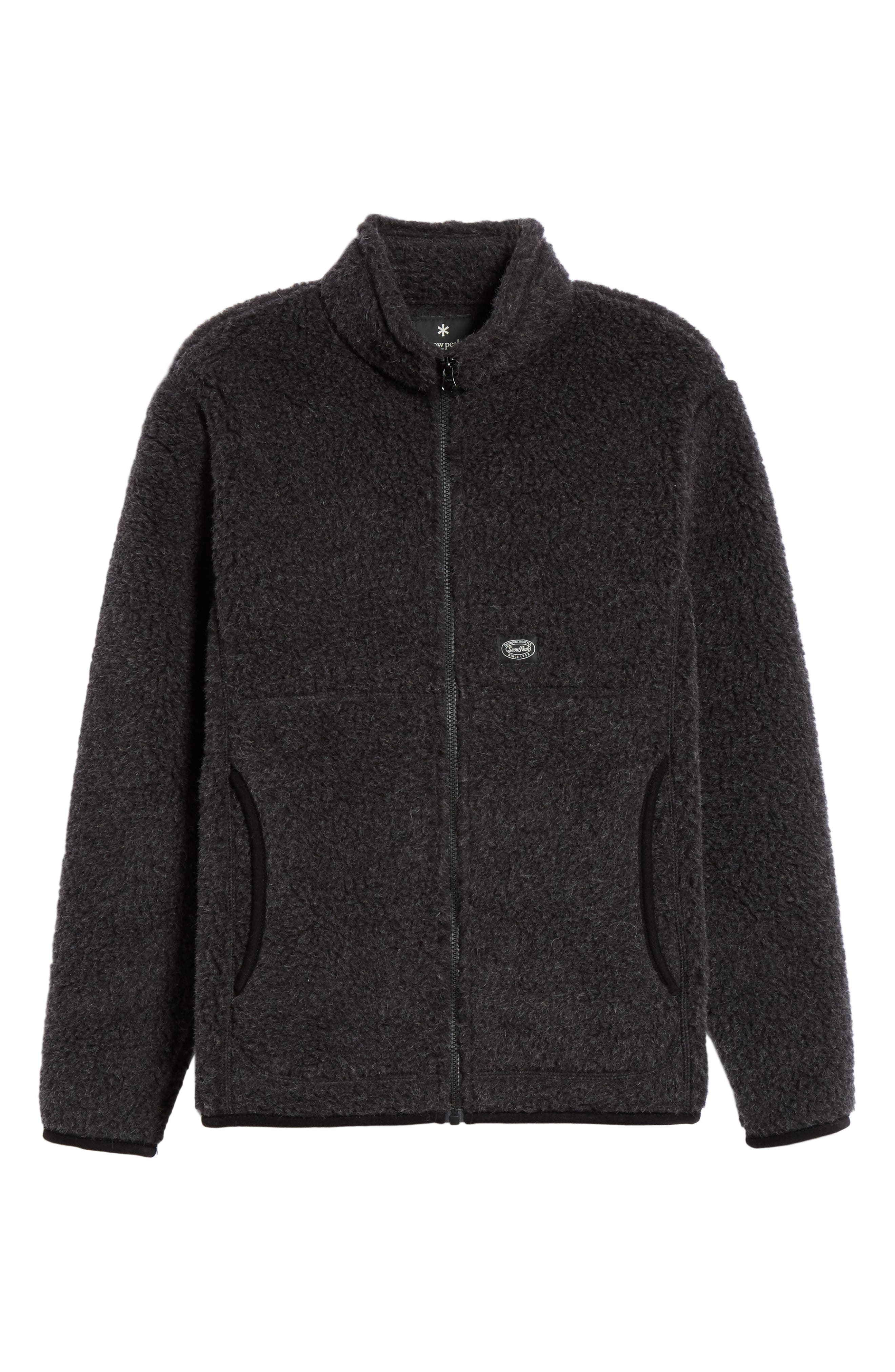 Snow Peak Wool Fleece Jacket, Black