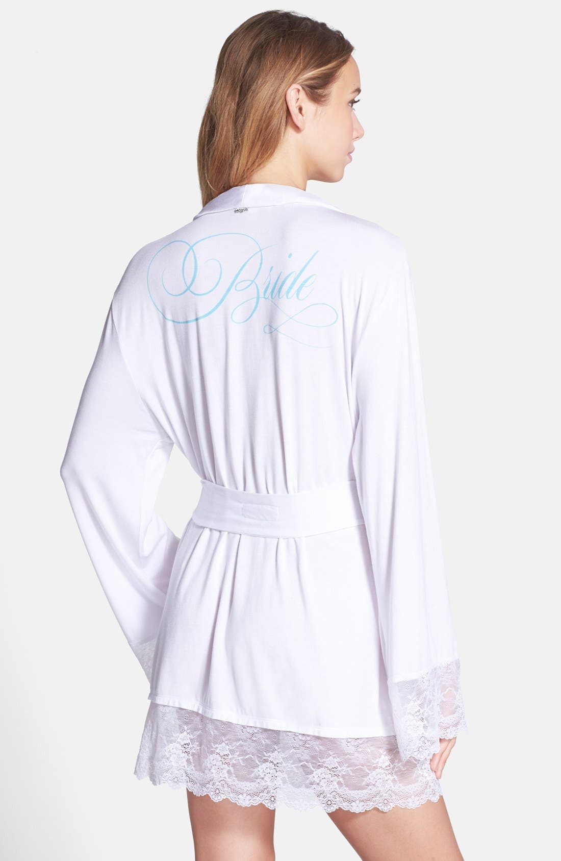 Wildfox 'Best Friends' Lace Trim Modal Robe Nordstrom
