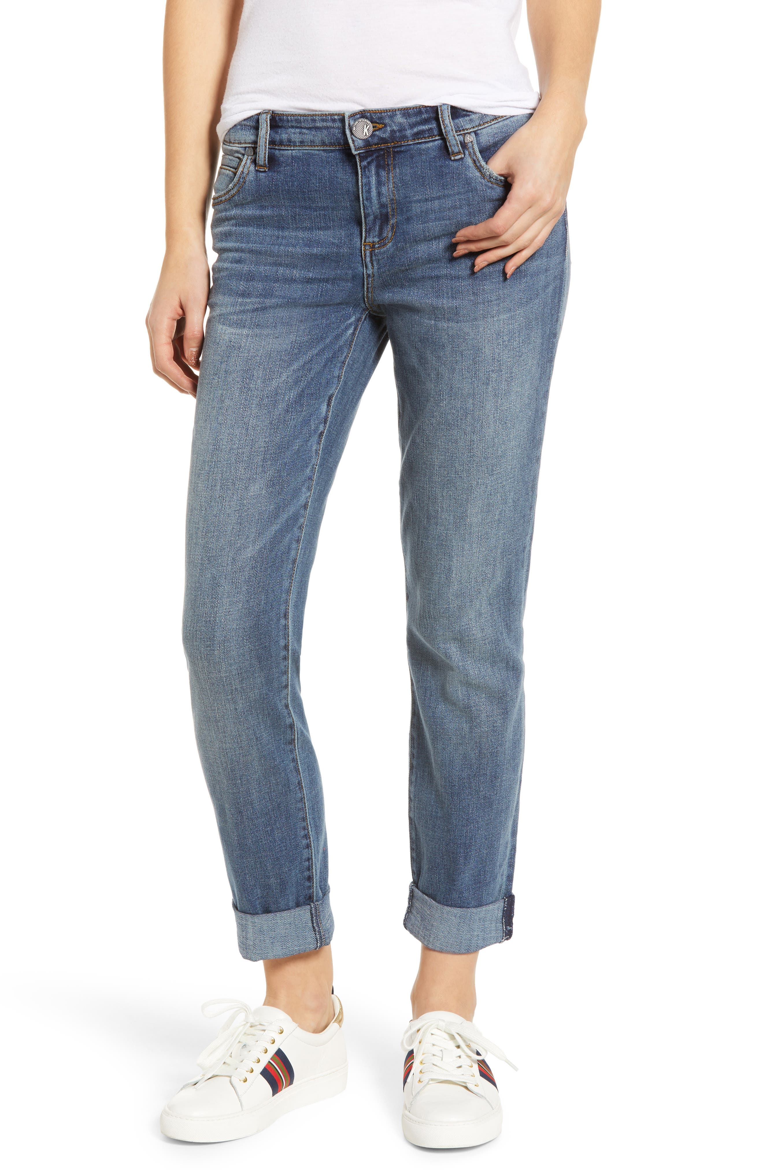 Kut From The Kloth Catherine Slim Boyfriend Jeans, Blue