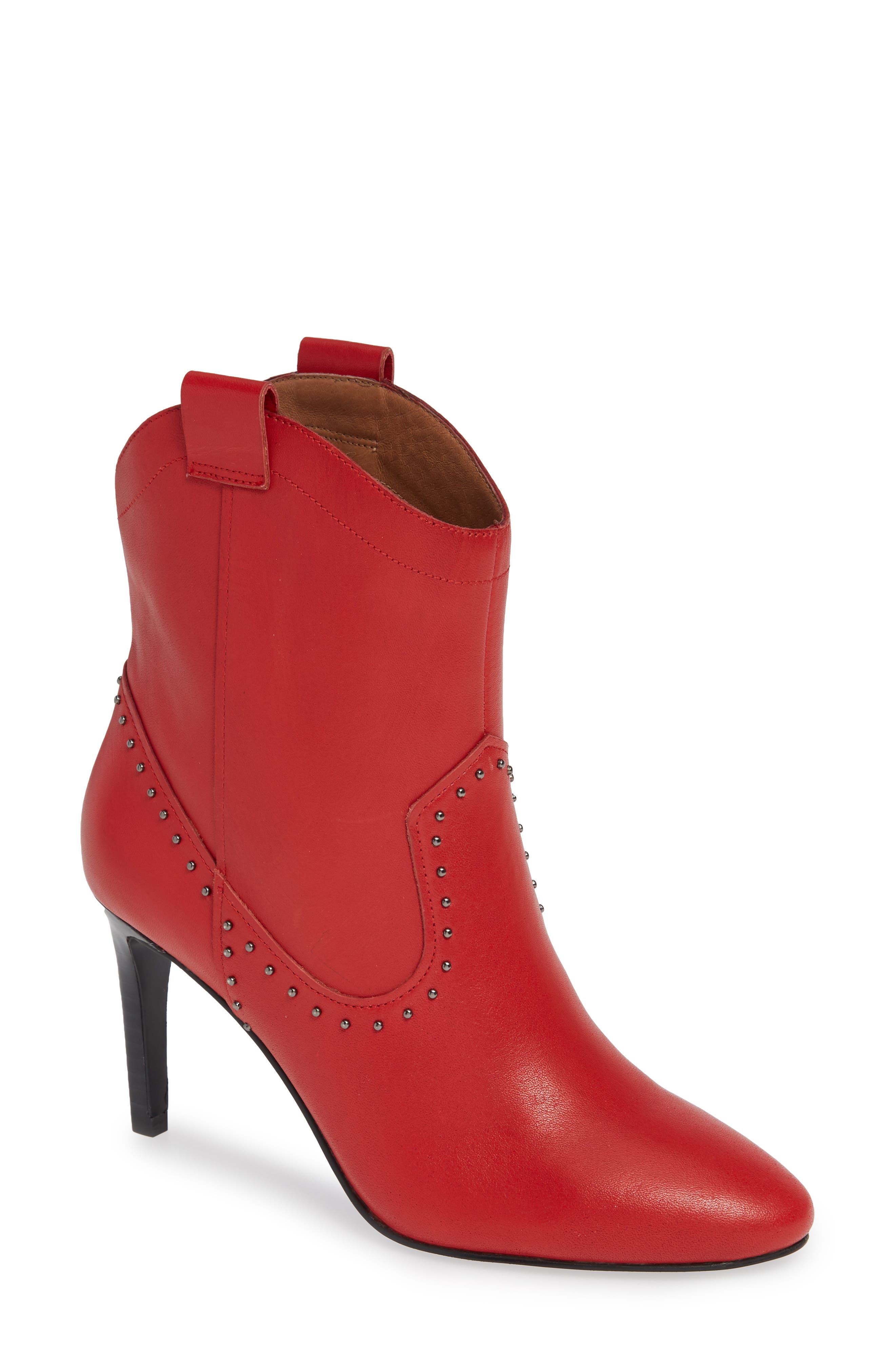 Halogen Palmer Boot, Red