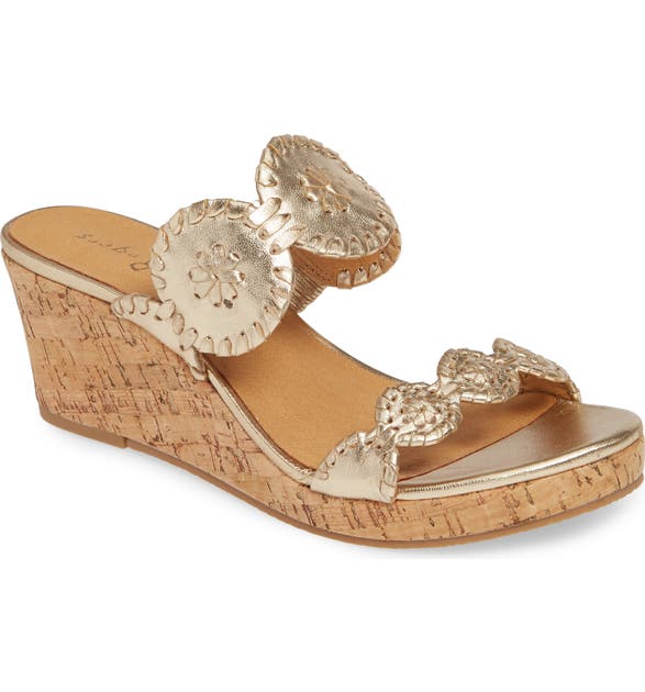 Jack Rogers Sandals LAUREN WEDGE SLIDE SANDAL