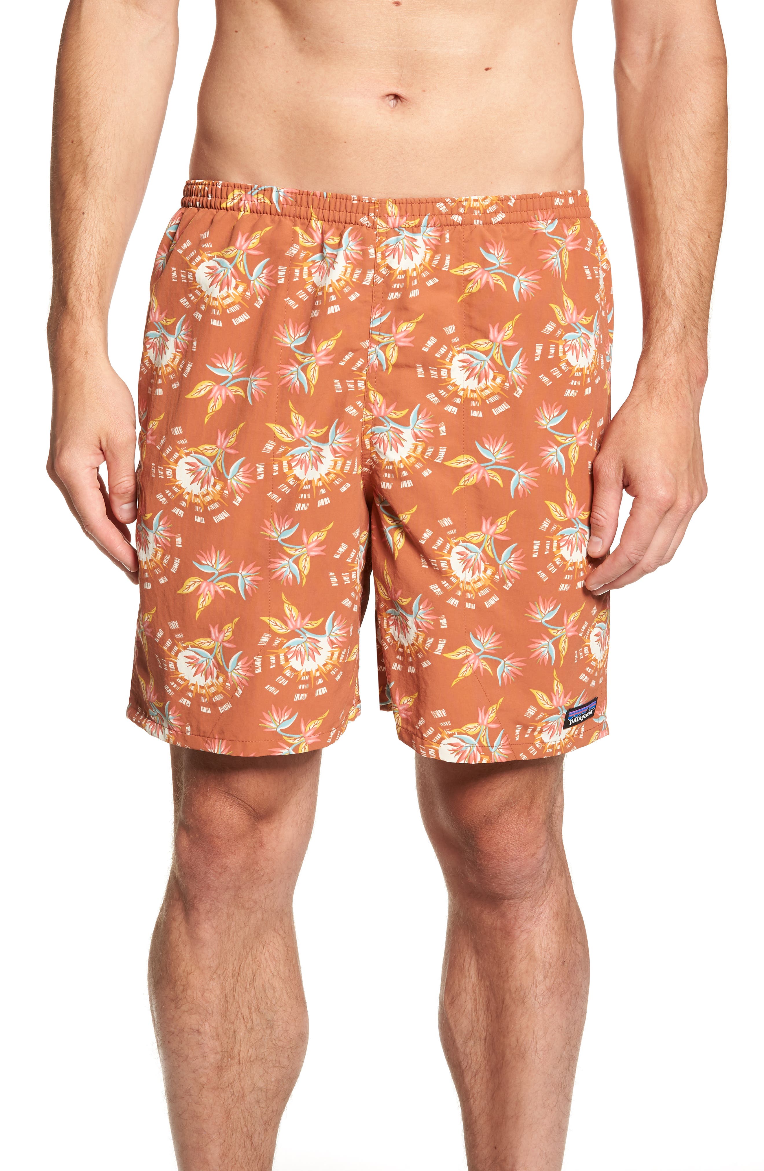 Patagonia Baggies 7-Inch Swim Trunks, Orange