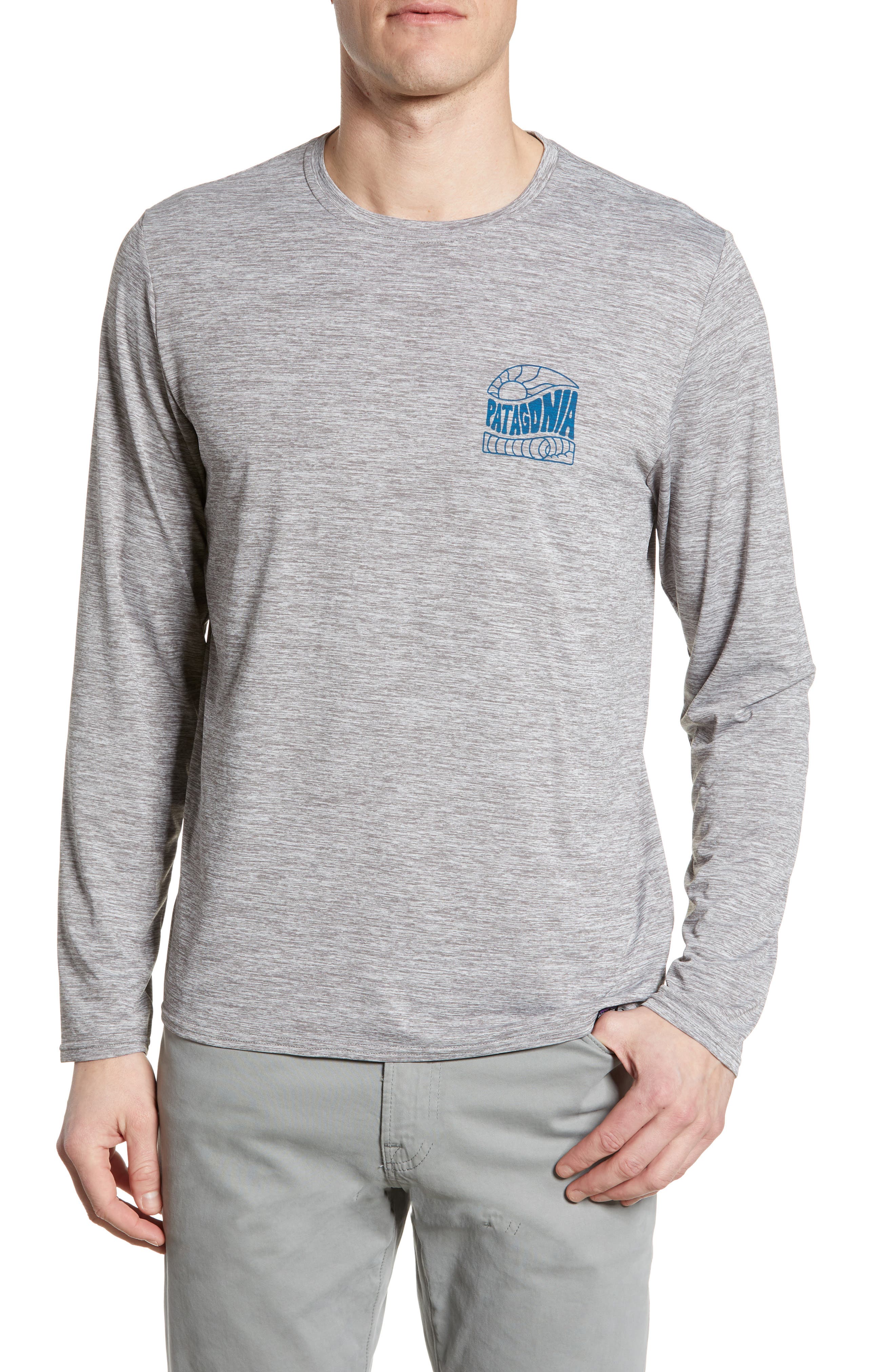 Patagonia Capilene Cool Daily Long Sleeve T-Shirt, Grey