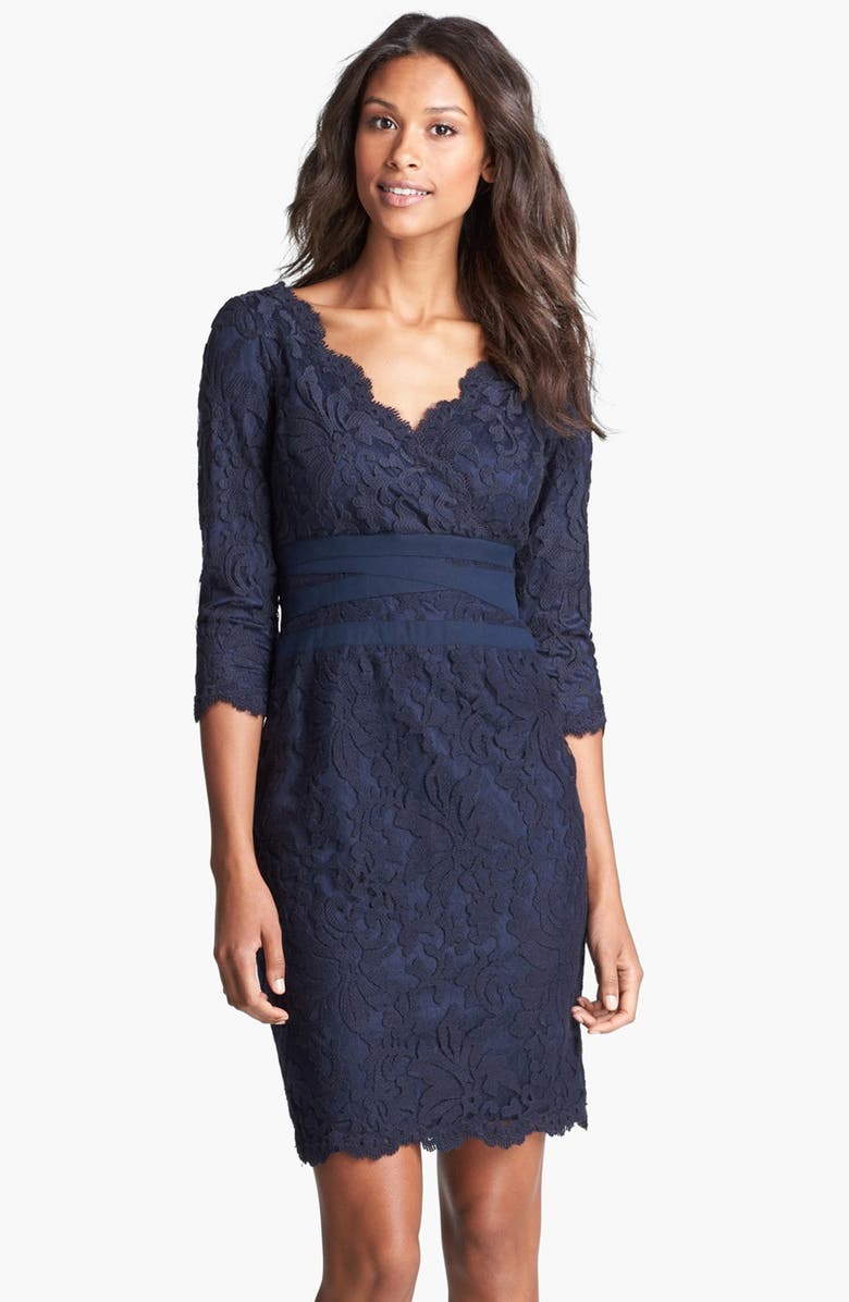 Tadashi Shoji Lace Sheath Dress (Regular & Petite) | Nordstrom