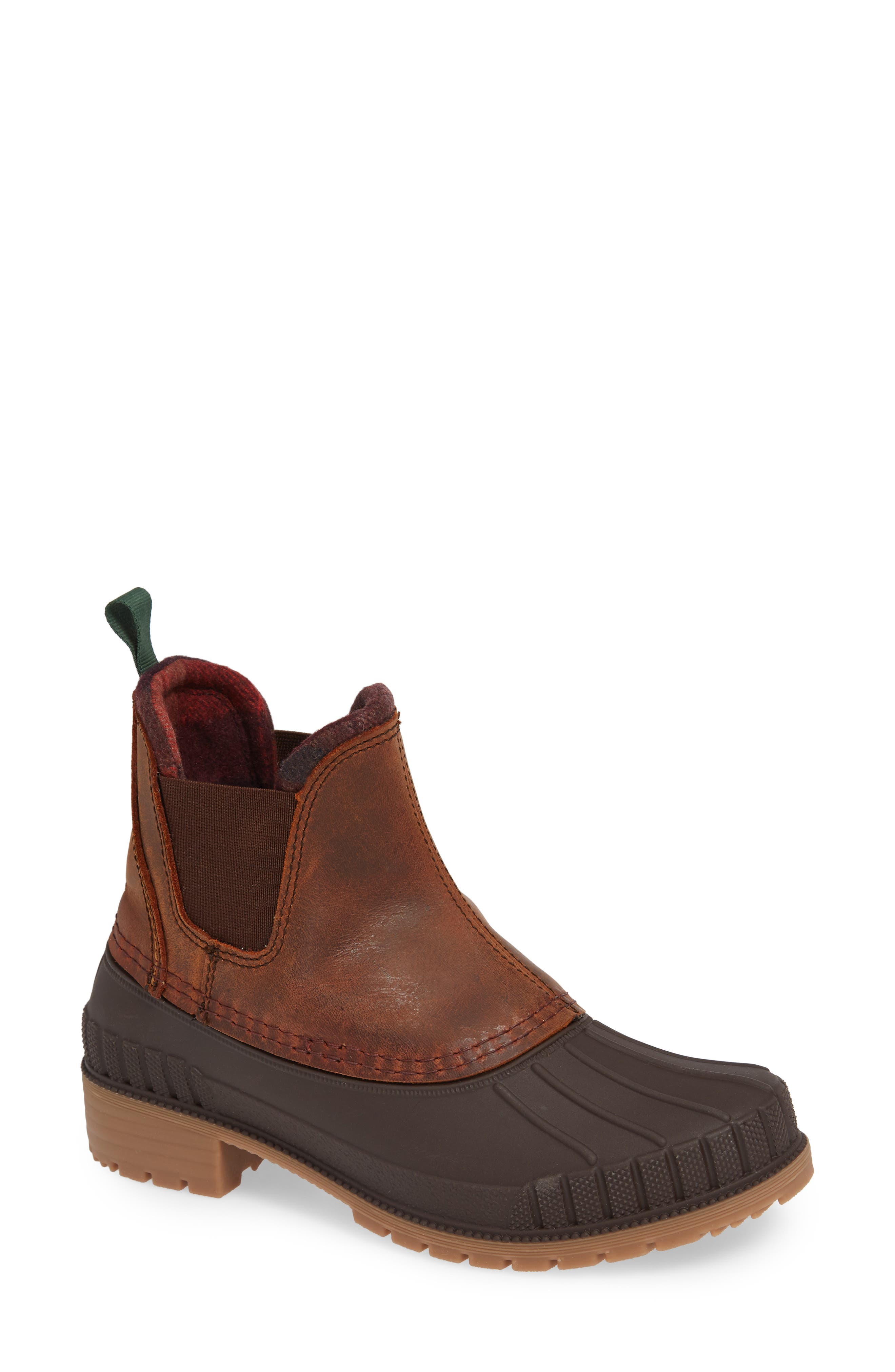 Kamik Siennac Waterproof Chelsea Bootie, Brown