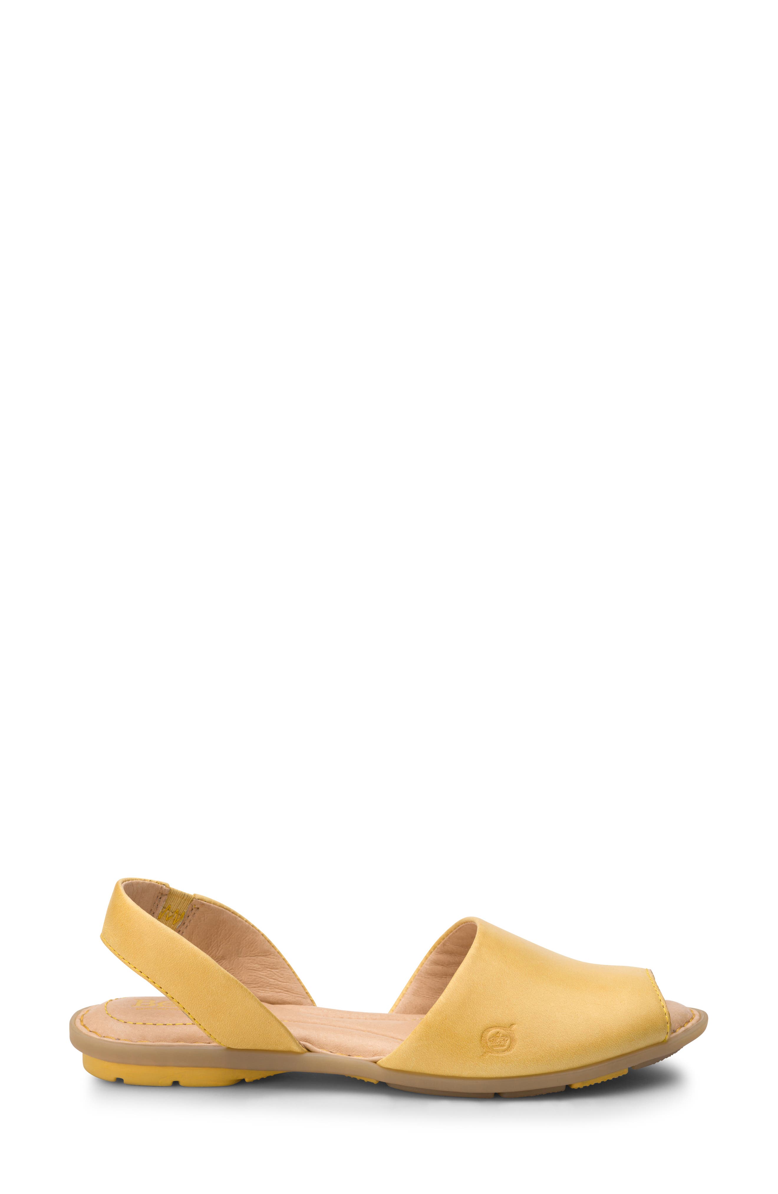 Trang Sandal, Alternate, color, YELLOW LEATHER
