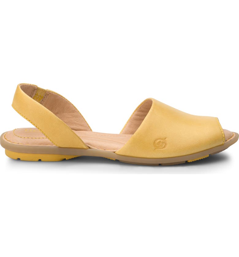 Trang Sandal, Alternate, color, YELLOW LEATHER
