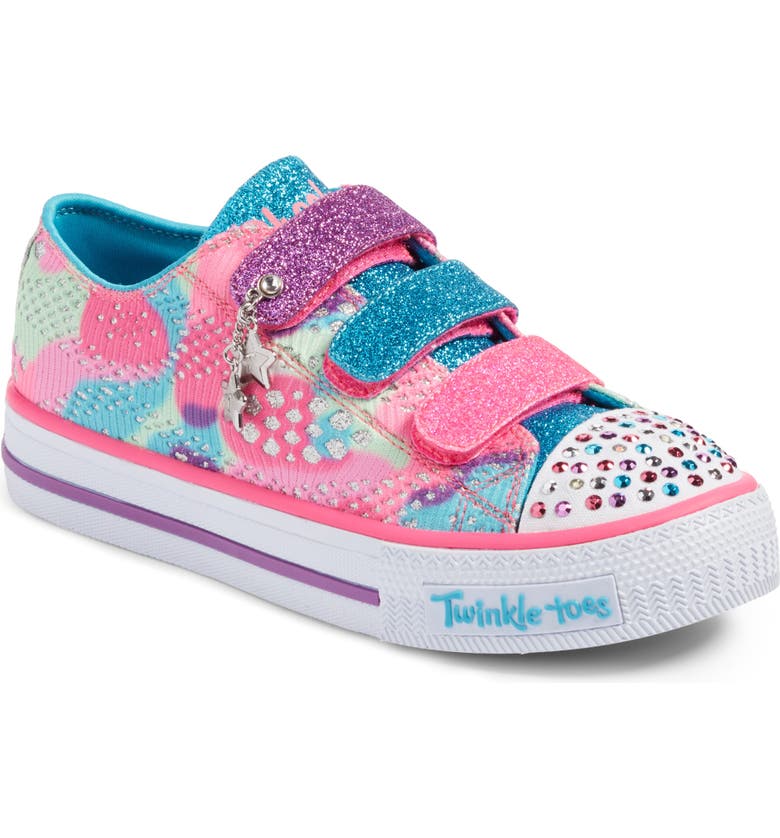 SKECHERS Twinkle Toes Shuffles Light-Up Sneaker (Toddler & Little Kid ...