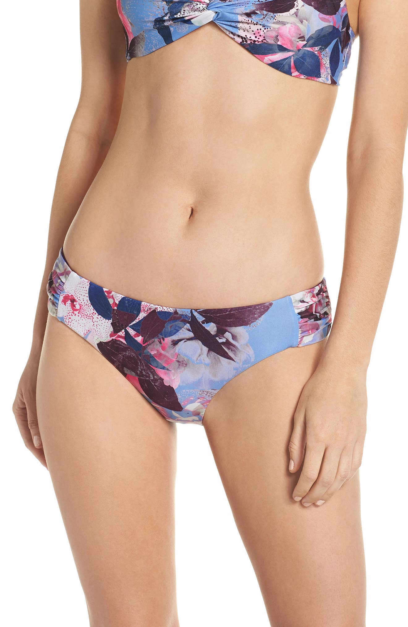 Becca Orchid Bloom Reversible Bikini Bottoms
