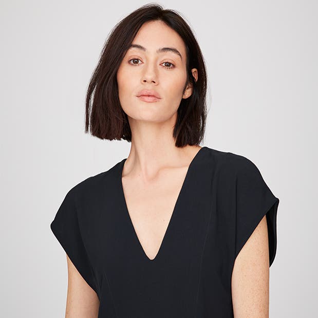 Pop-In@Nordstrom Welcomes Everlane: Women's Japanese GoWeave V-neck cocoon dress, $98.