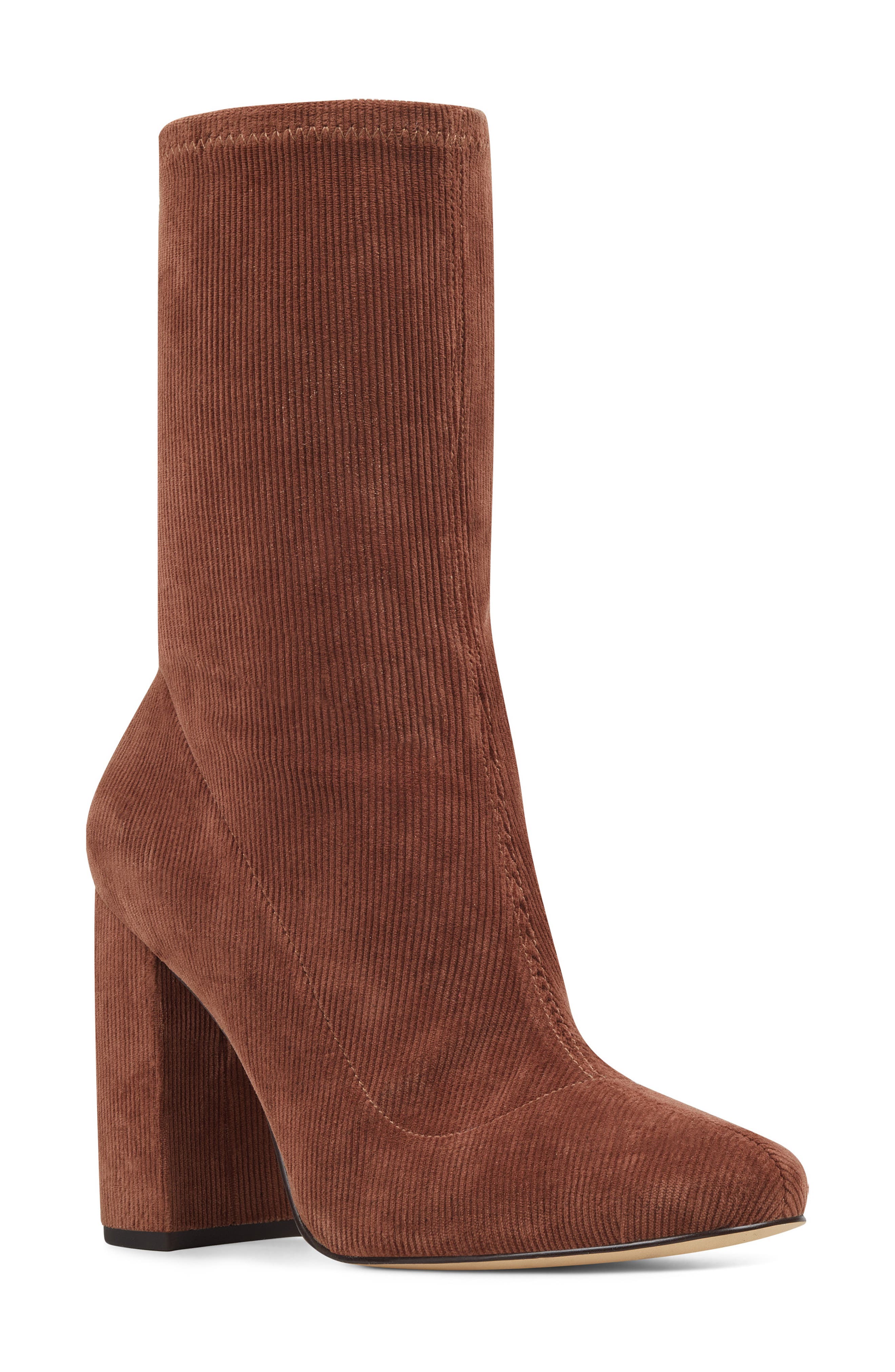 Nine West Cal Stretch Corduroy Bootie