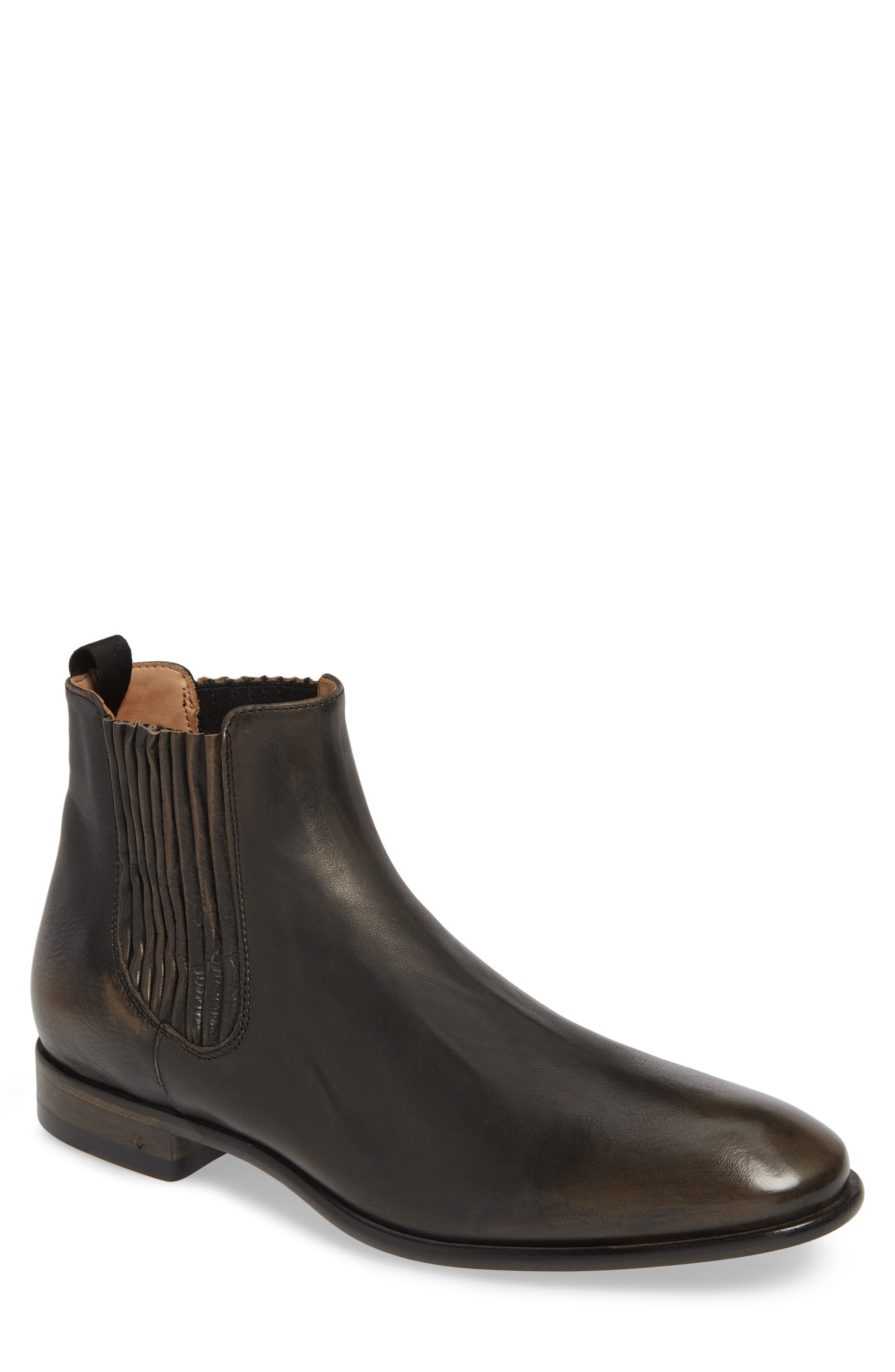 John Varvatos Collection Eldridge Chelsea Boot- Black