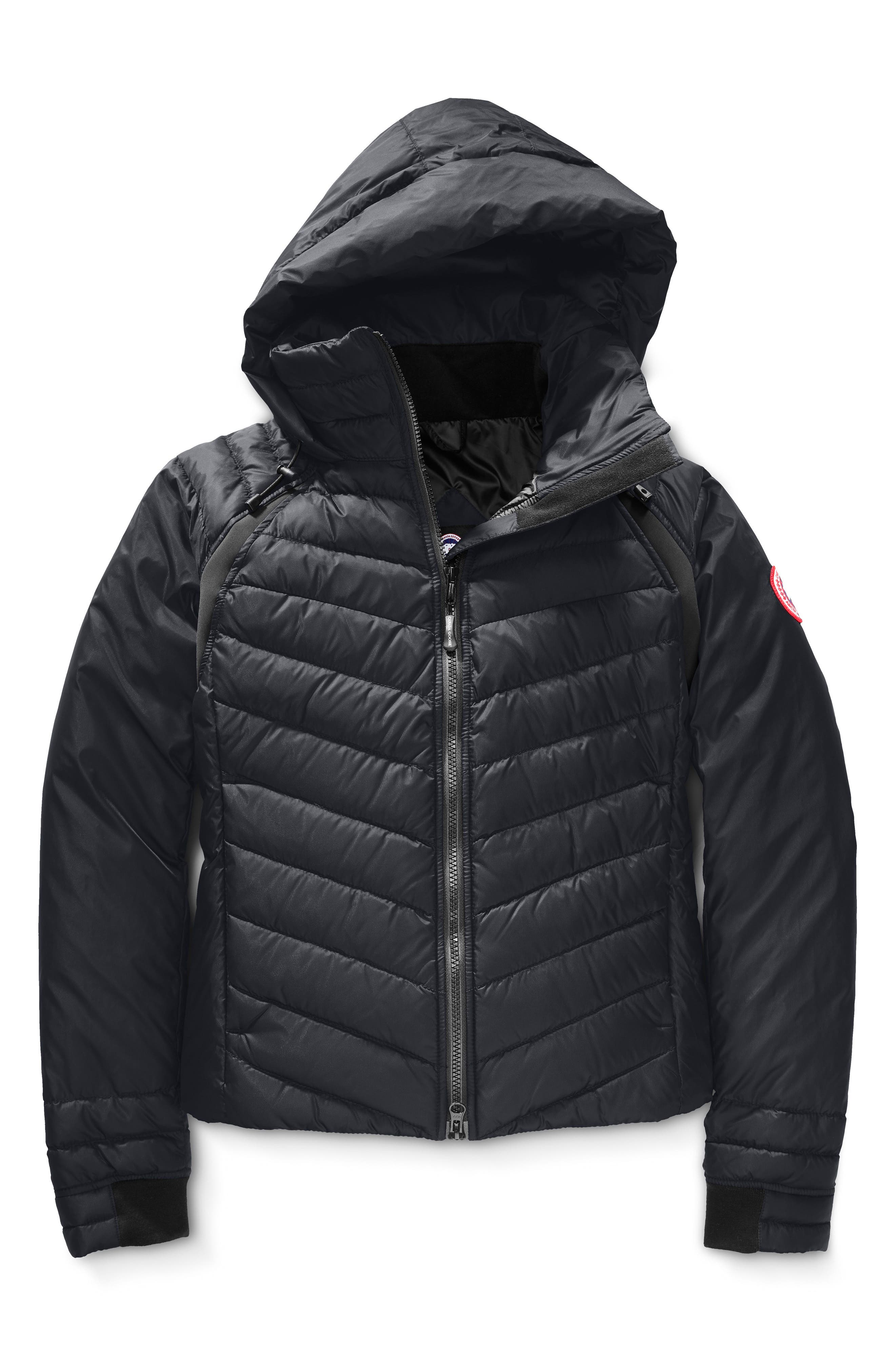 Canada Goose Hybridge Base Water Resistant 800 Fill Power Down Insulated Jacket, (6-8) - Blue