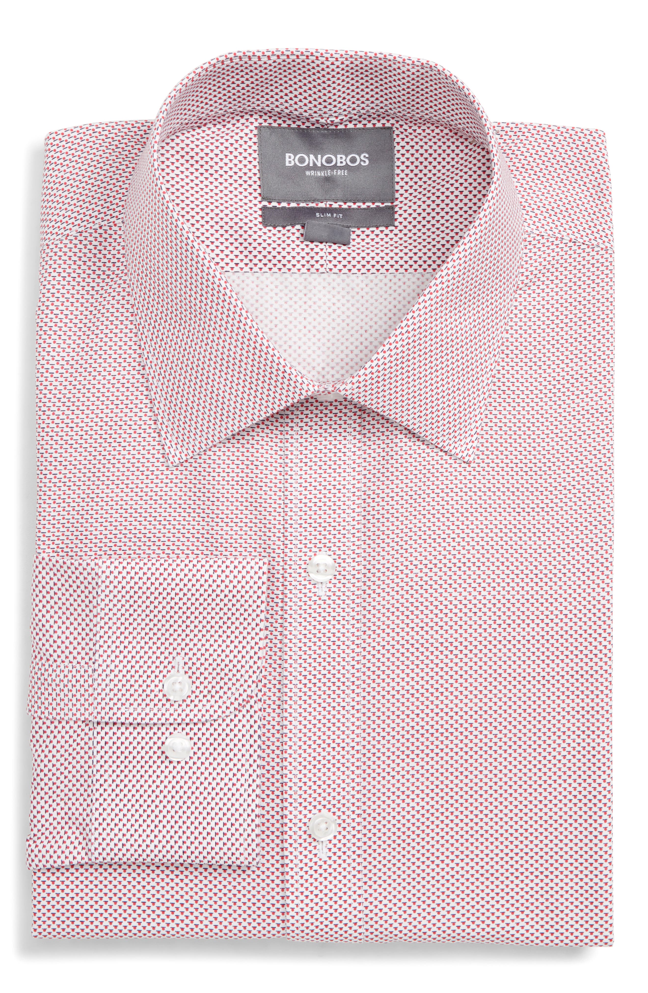 Bonobos Daily Grind Slim Fit Print Dress Shirt