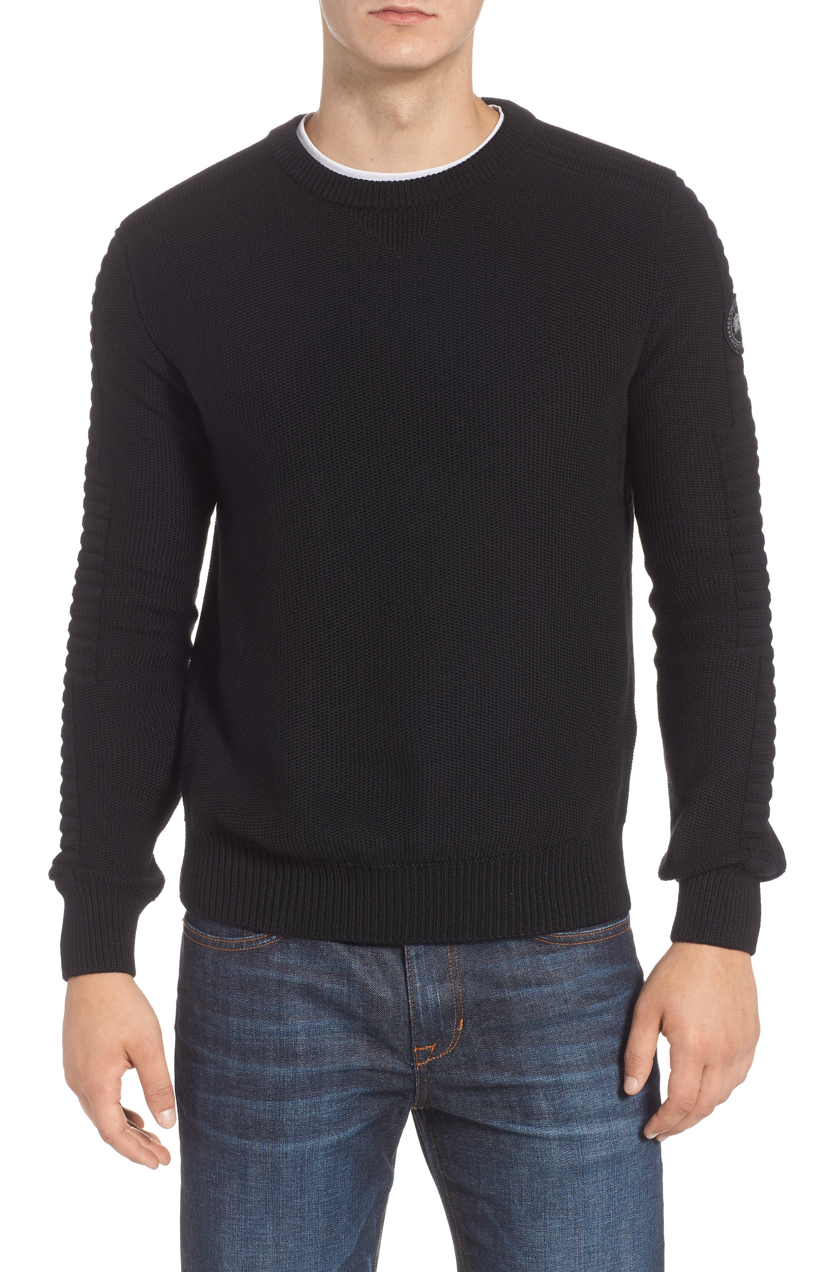 Canada Goose Paterson Regular Fit Merino Sweater, Black