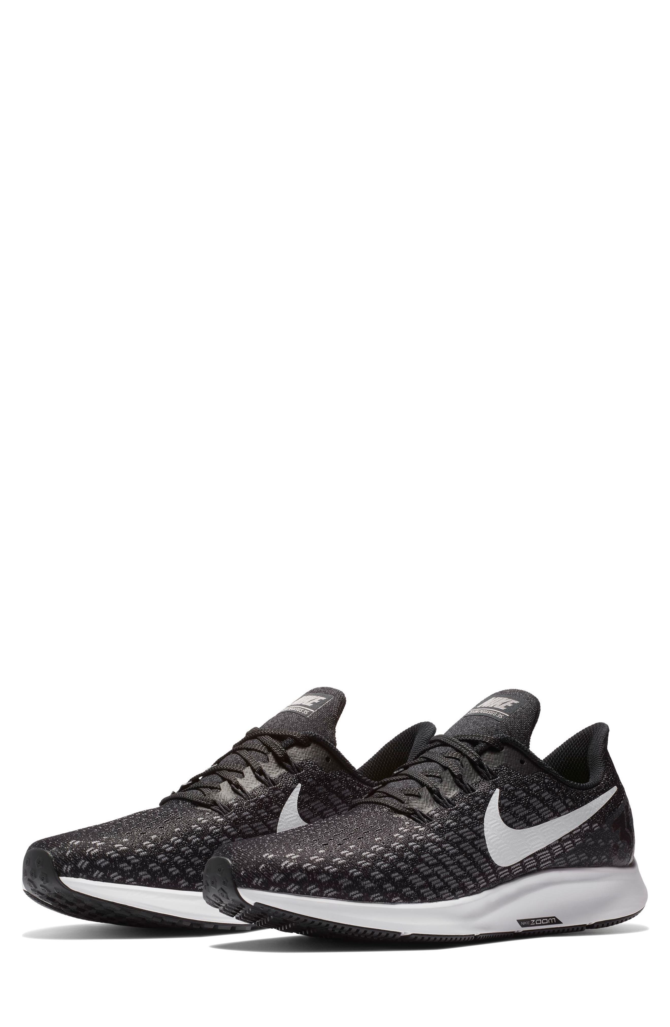 UPC 666032743294 product image for Men's Nike Air Zoom Pegasus 35 Running Shoe, Size 8 M - Black | upcitemdb.com