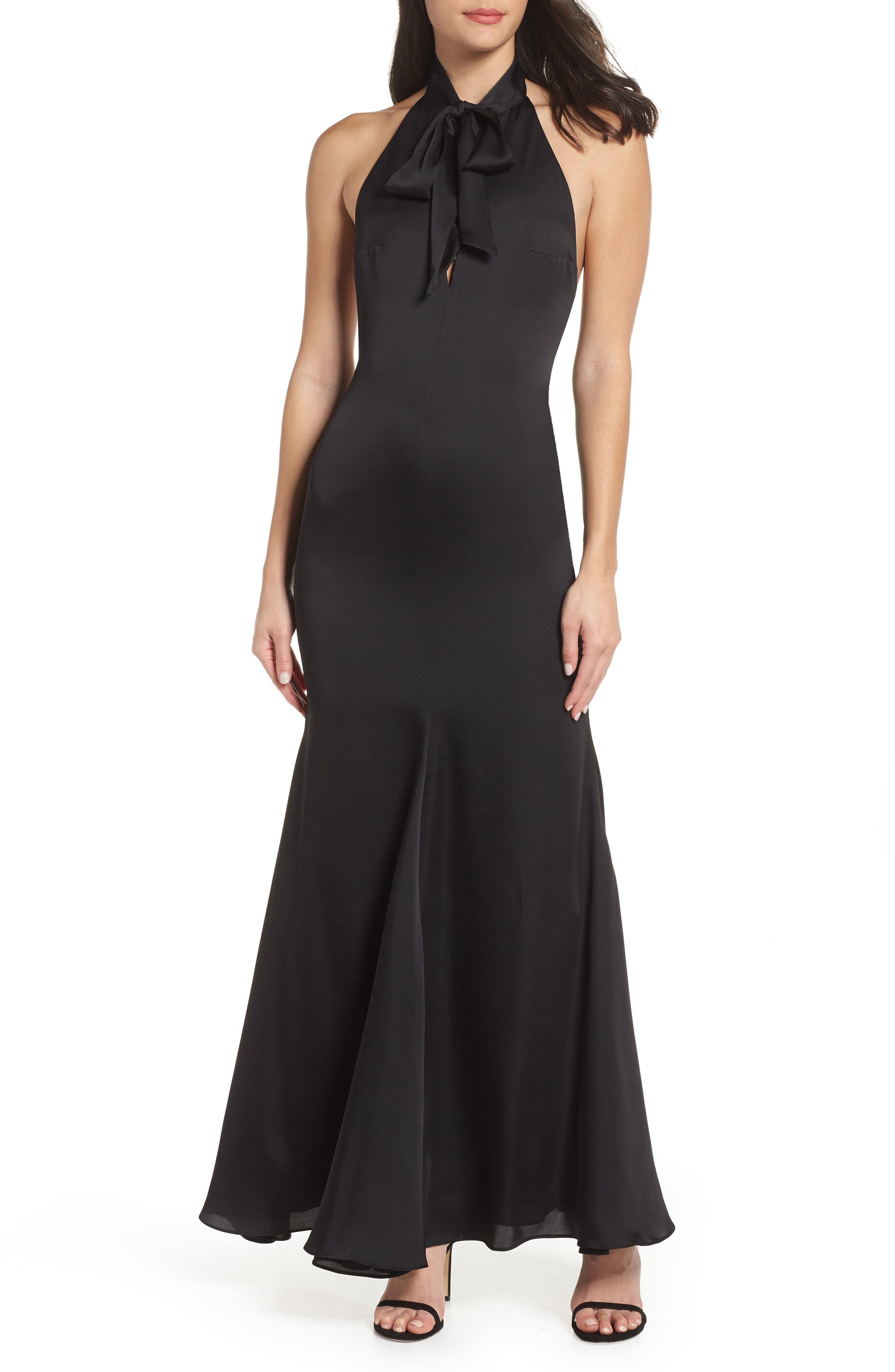 Fame And Partners The Ace Trumpet Gown, Black
