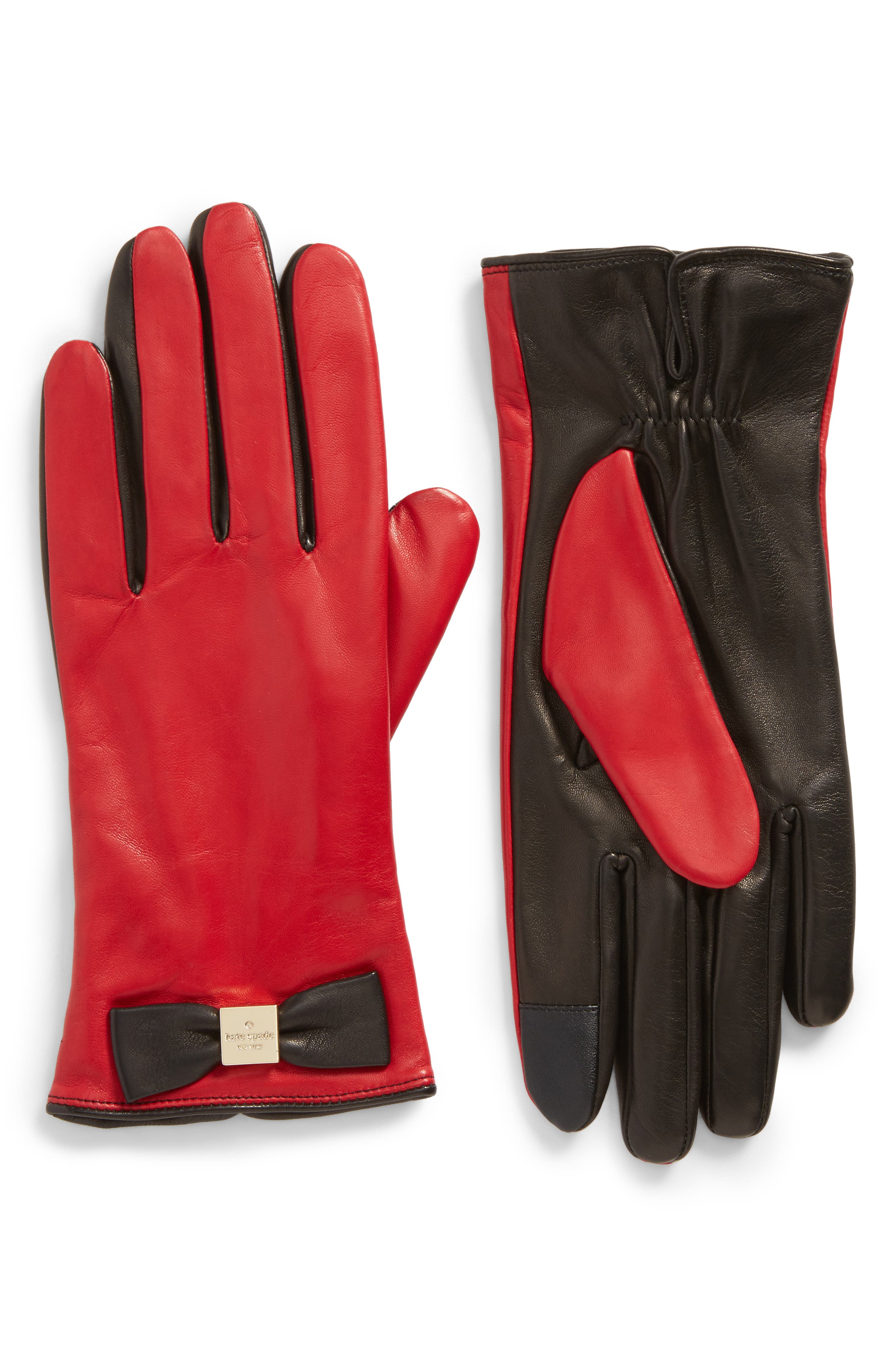 kate spade new york 'bow logo' gloves Nordstrom