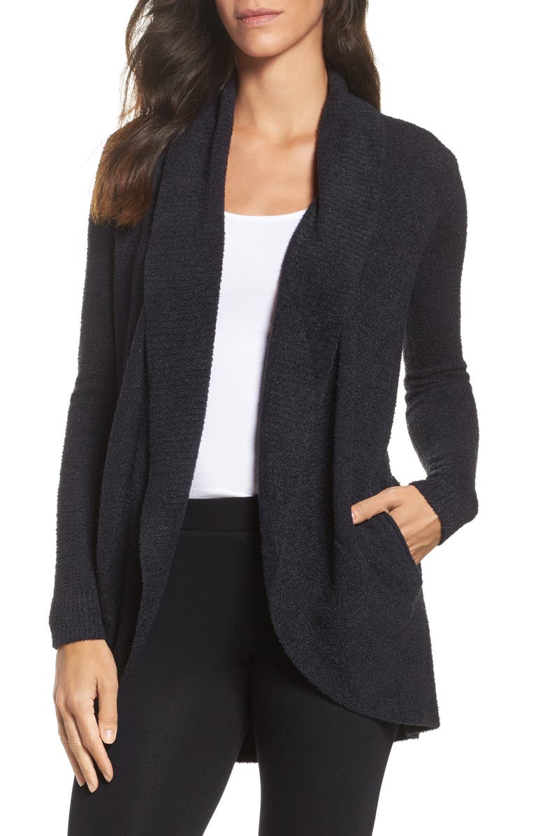 CozyChic Lite<sup>Â®</sup> Circle Cardigan,
                        Main,
                        color, BLACK