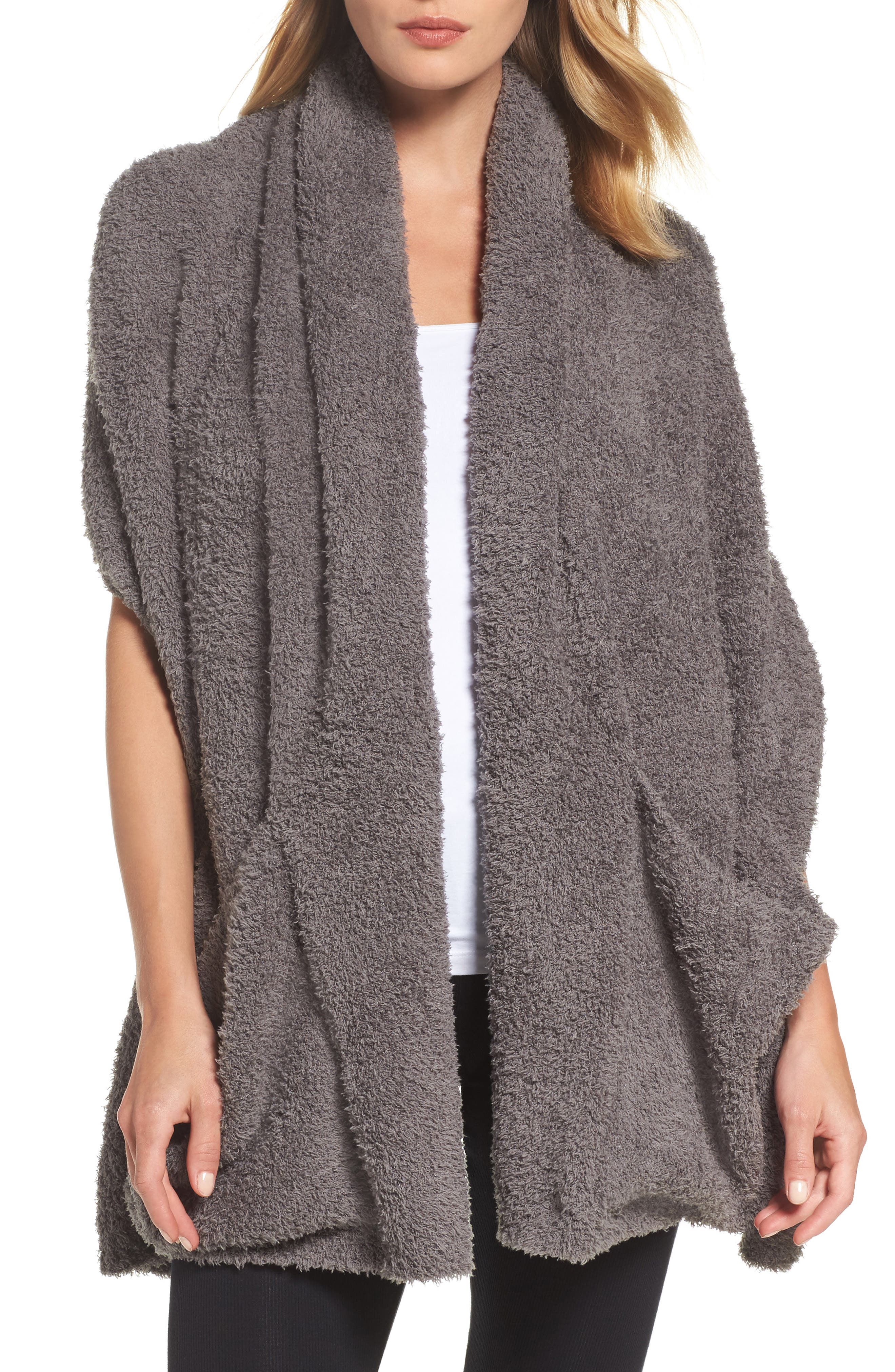 Plus Size Barefoot Dreams Cozychic Travel Shawl
