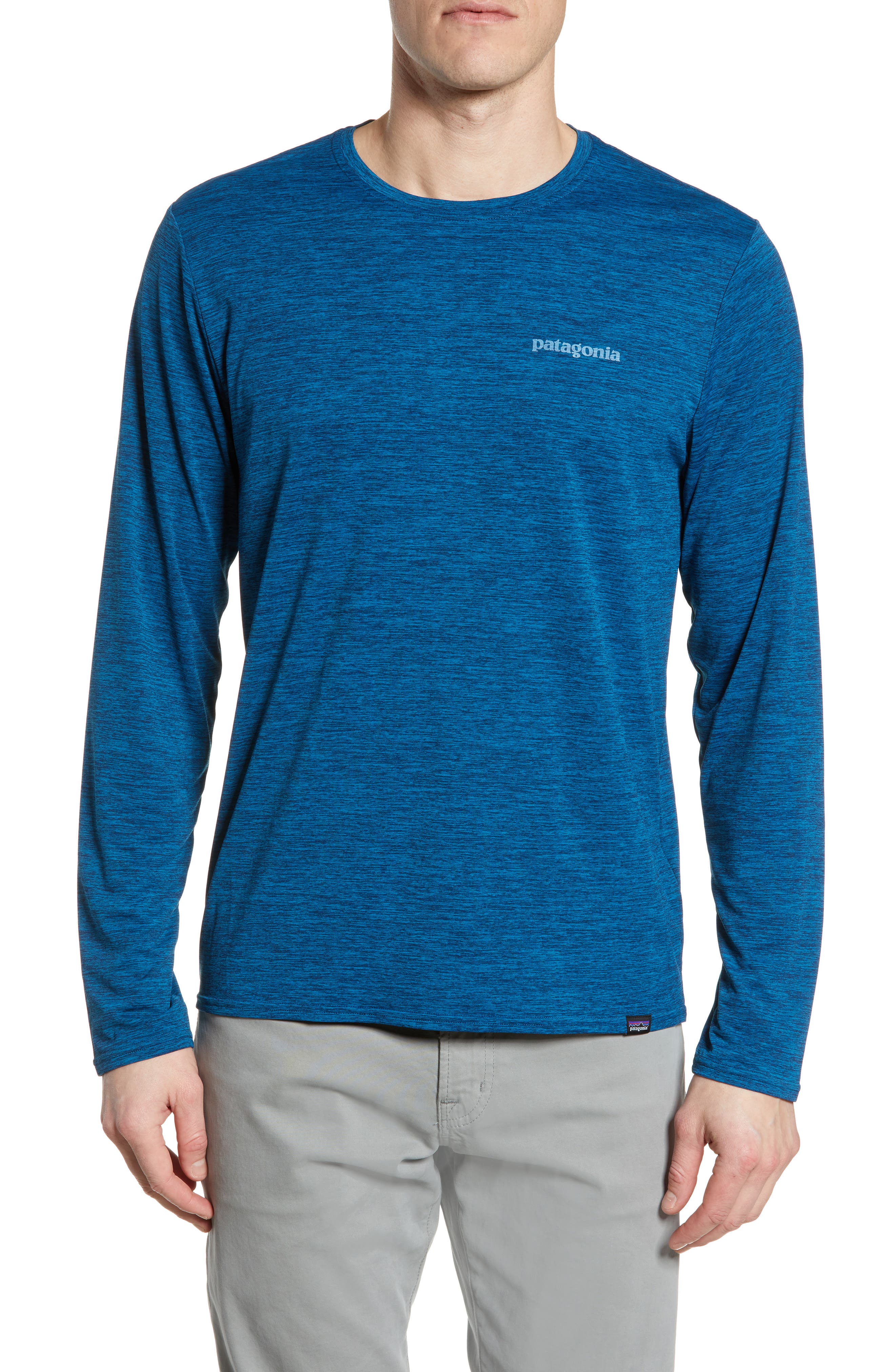 Patagonia Capilene Cool Daily Long Sleeve T-Shirt, Blue