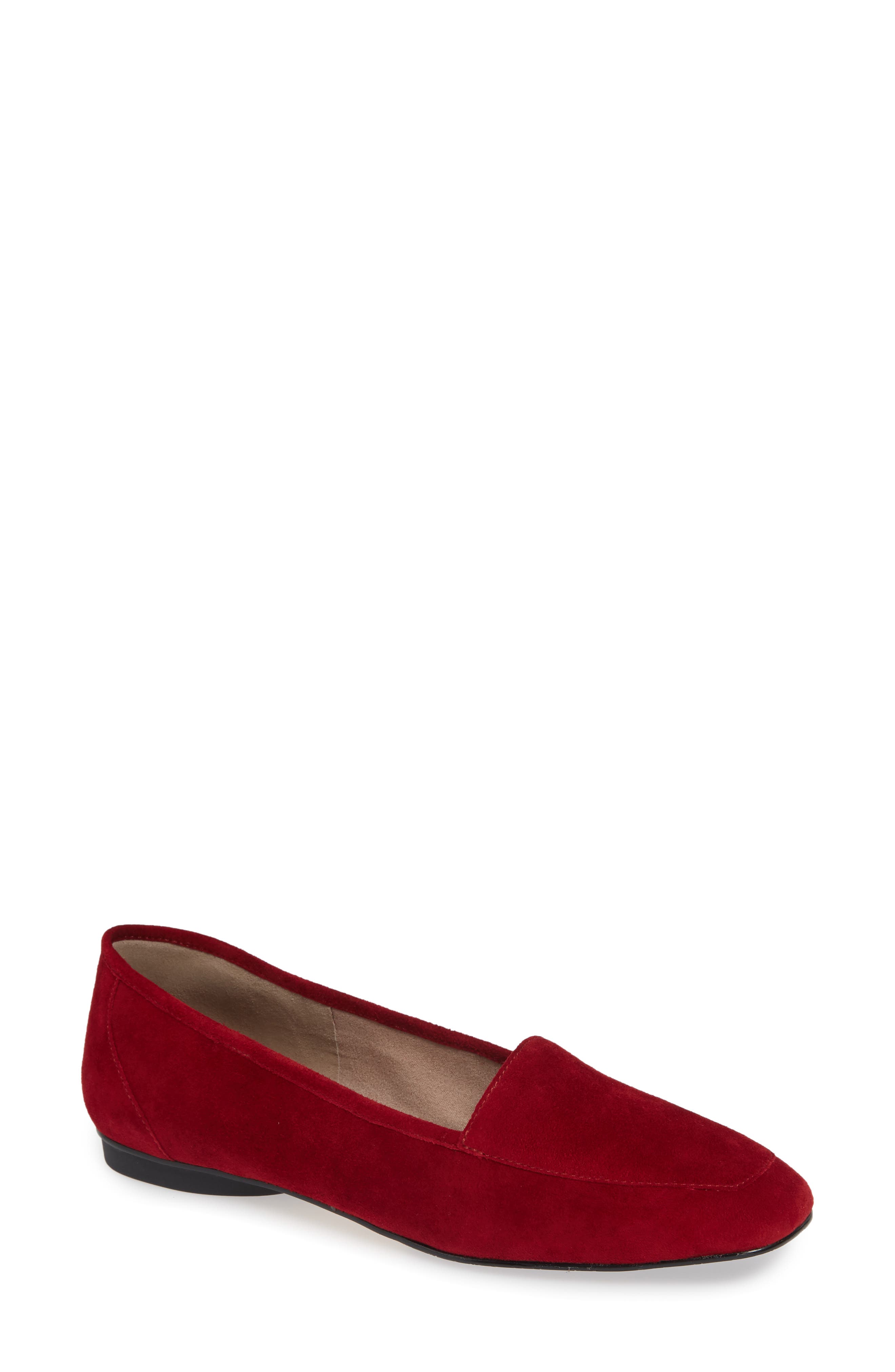 Donald Pliner Deedee Apron Toe Flat, Red