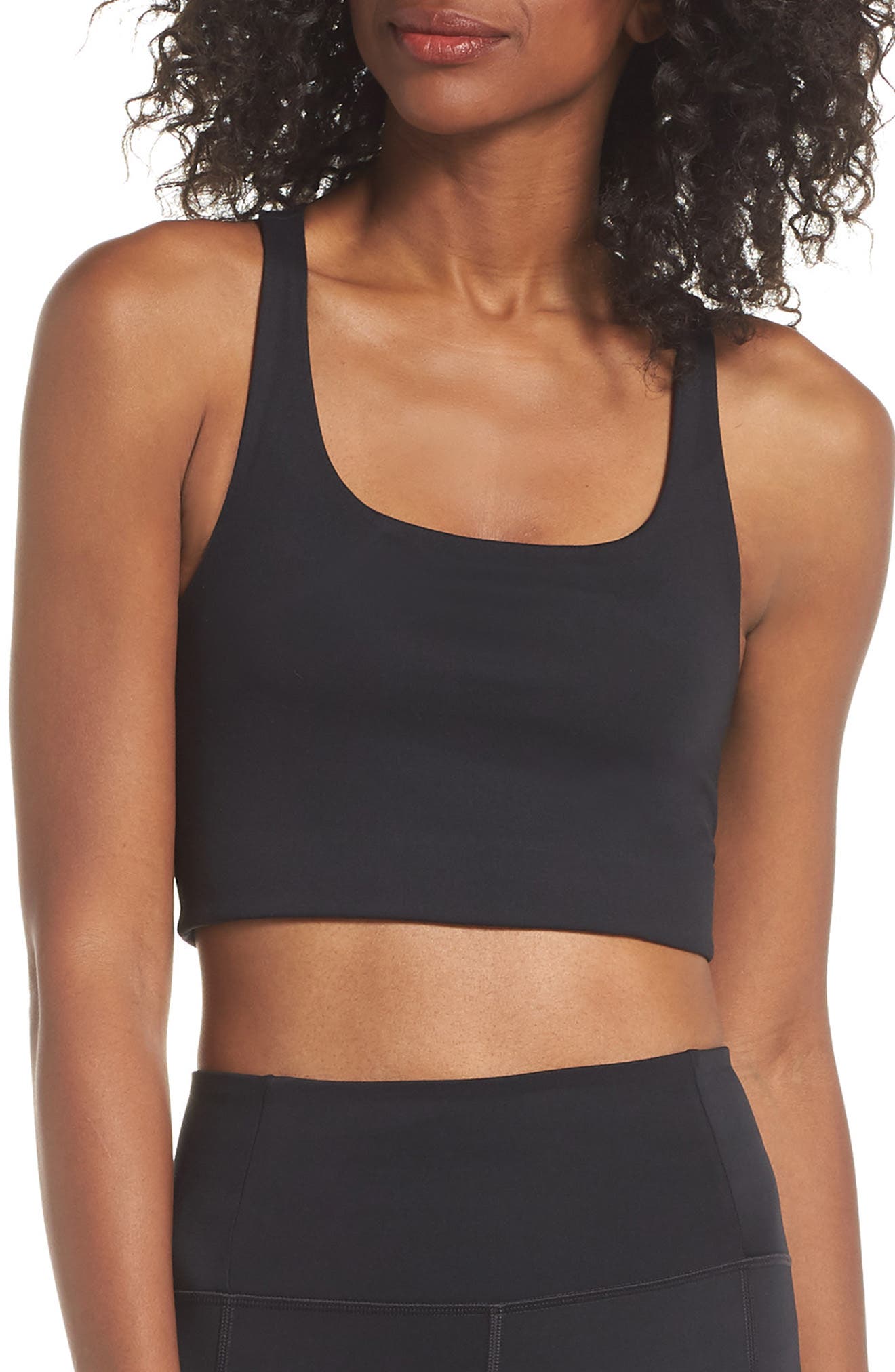 Girlfriend Collective Paloma Sports Bra, Black