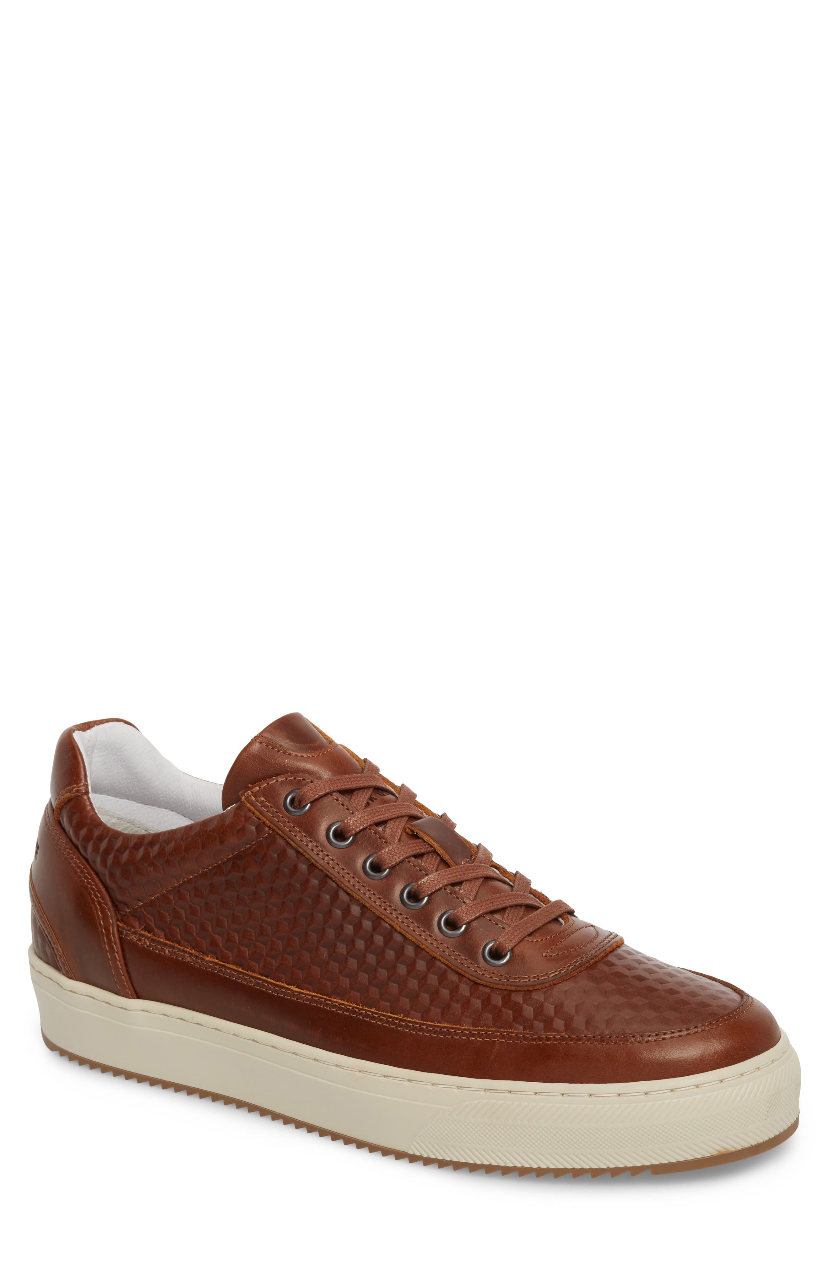 Cycleur De Luxe Montreal Textured Low Top Sneaker - Brown