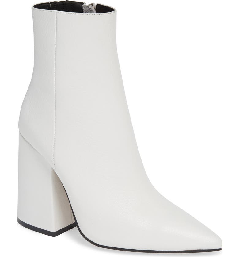 Ahara Bootie, Main, color, WHITE LEATHER